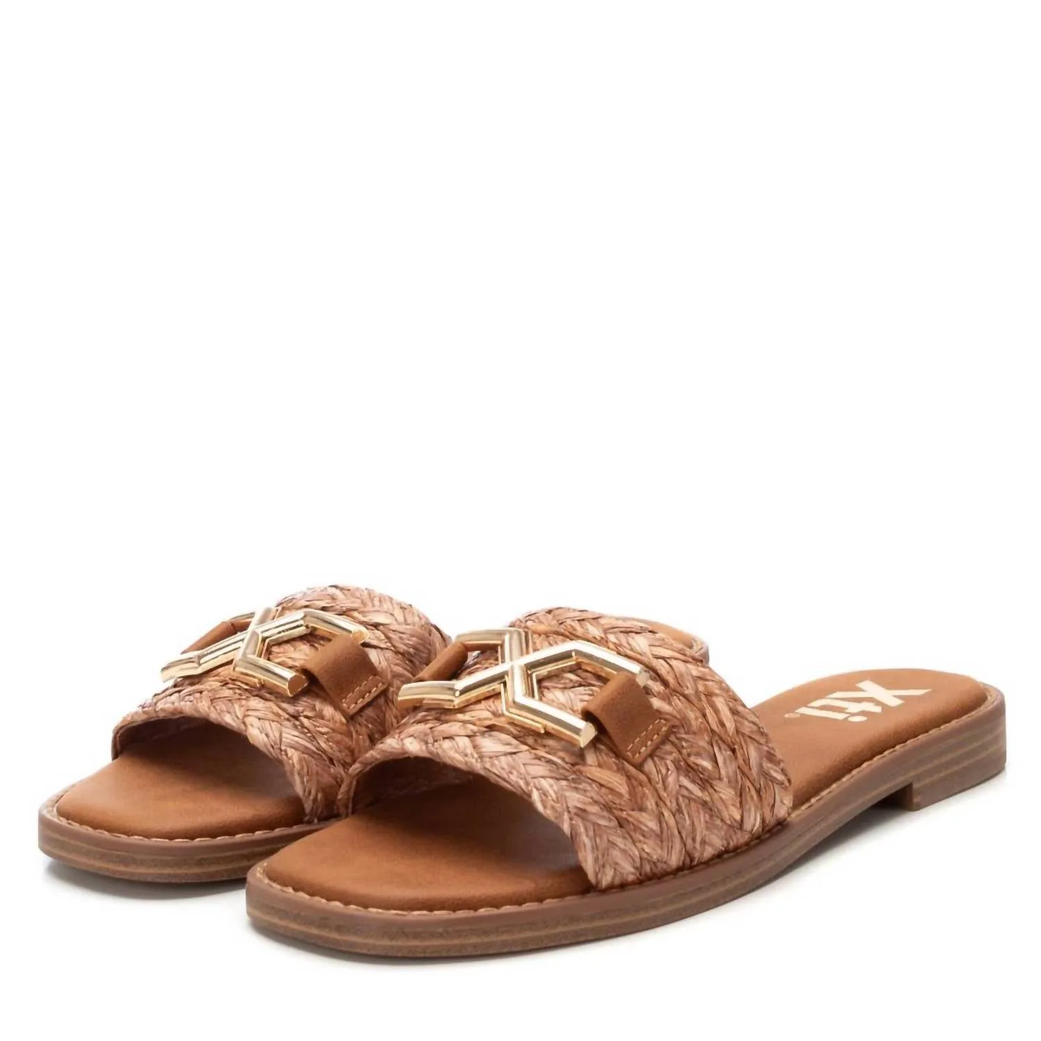 Women's Fashionable Sandals In Camel