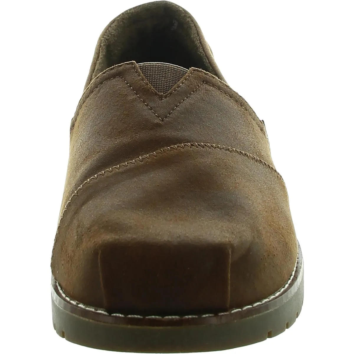 Womens Faux Fur Lined Faux Fur Flat Shoes
