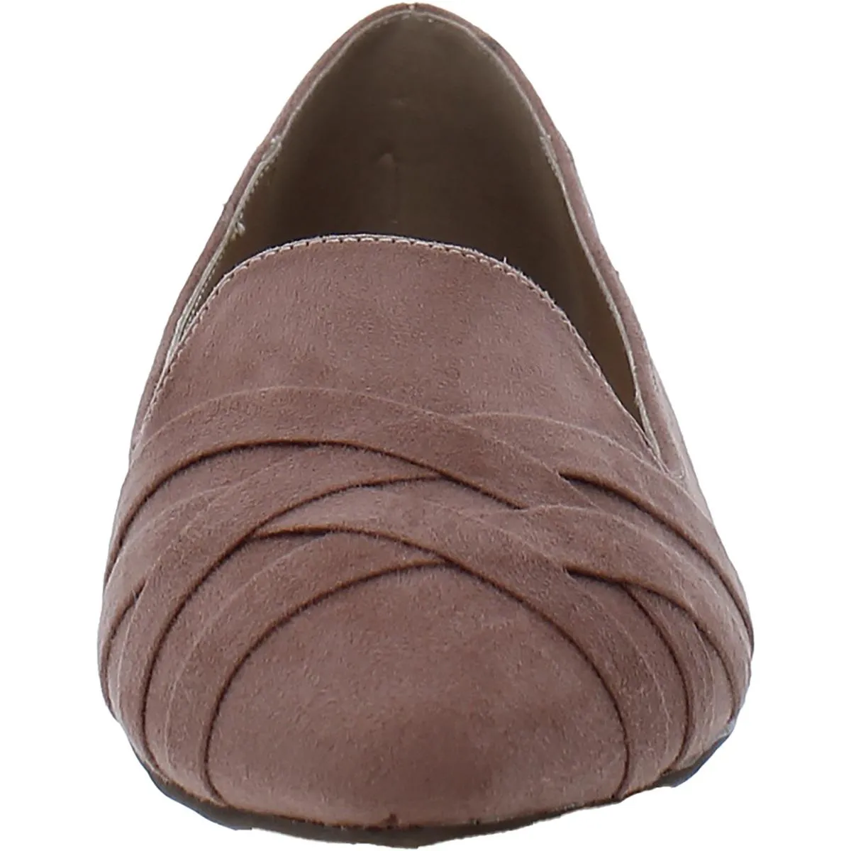 Womens Faux Suede Dressy Moccasins