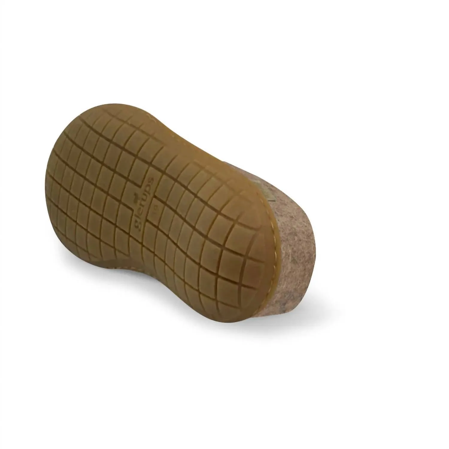 Women's Felt Slip-On Shoes In Sand