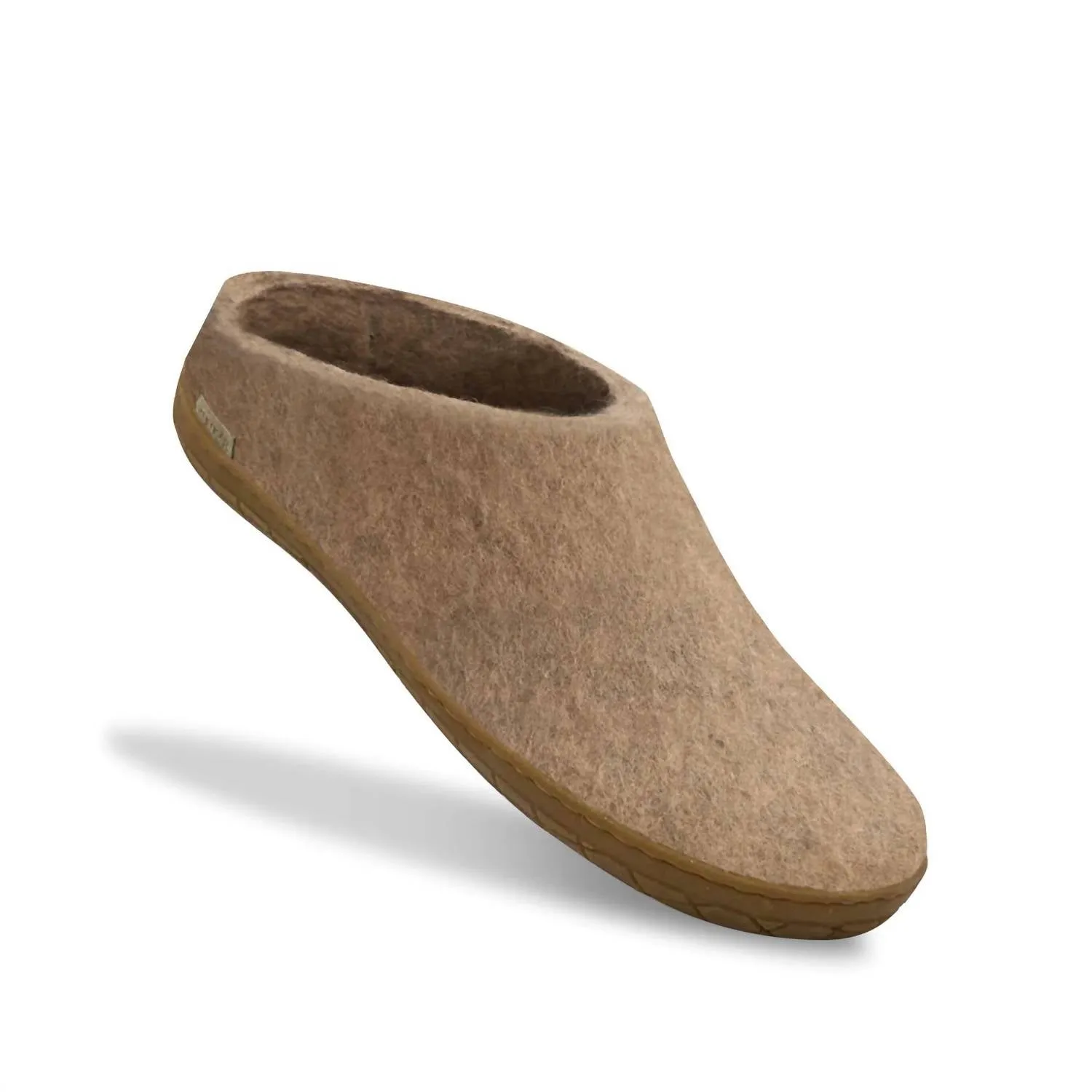 Women's Felt Slip-On Shoes In Sand