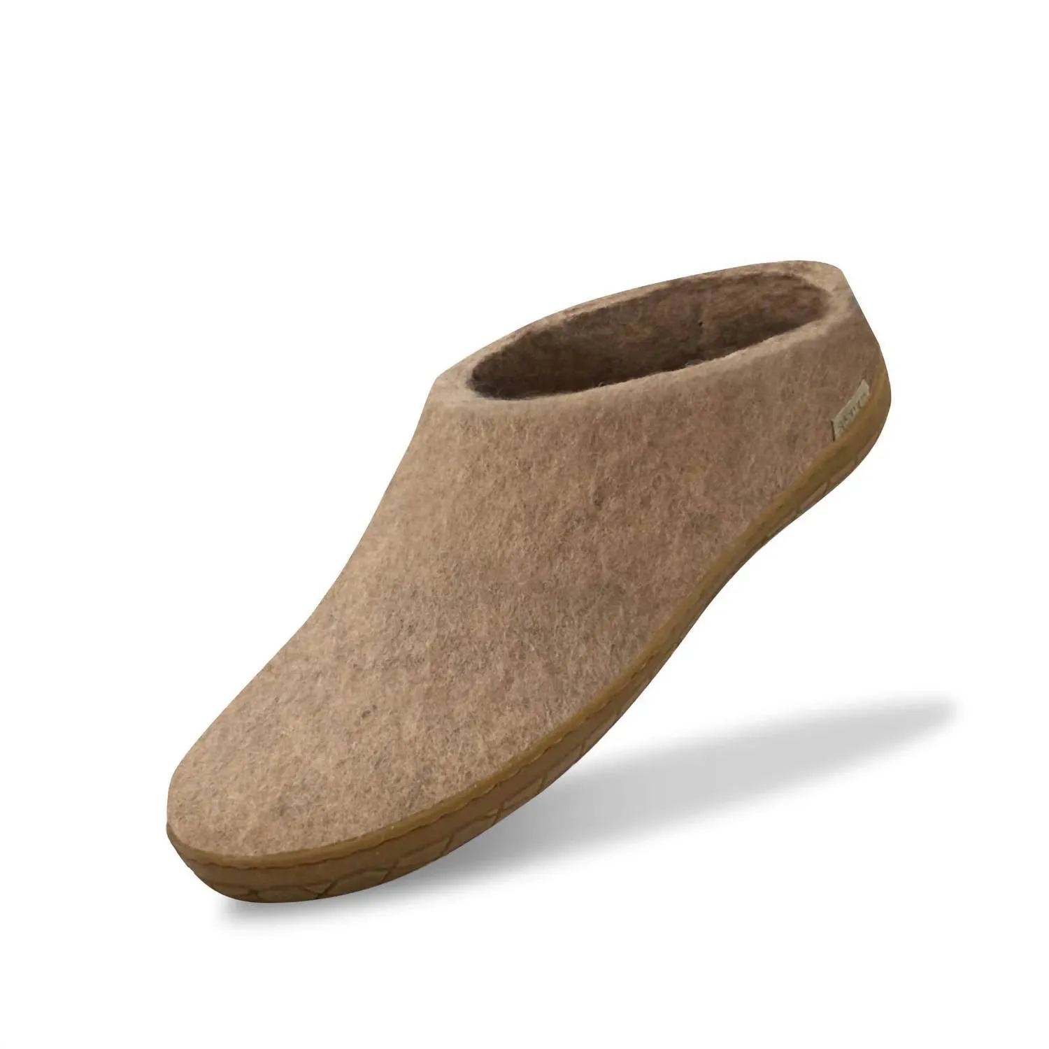 Women's Felt Slip-On Shoes In Sand
