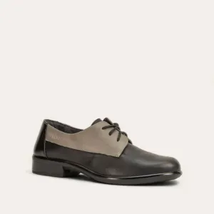 Women's Kedma Loafer Shoes - Medium In Jet Black/tin Gray/black Madras