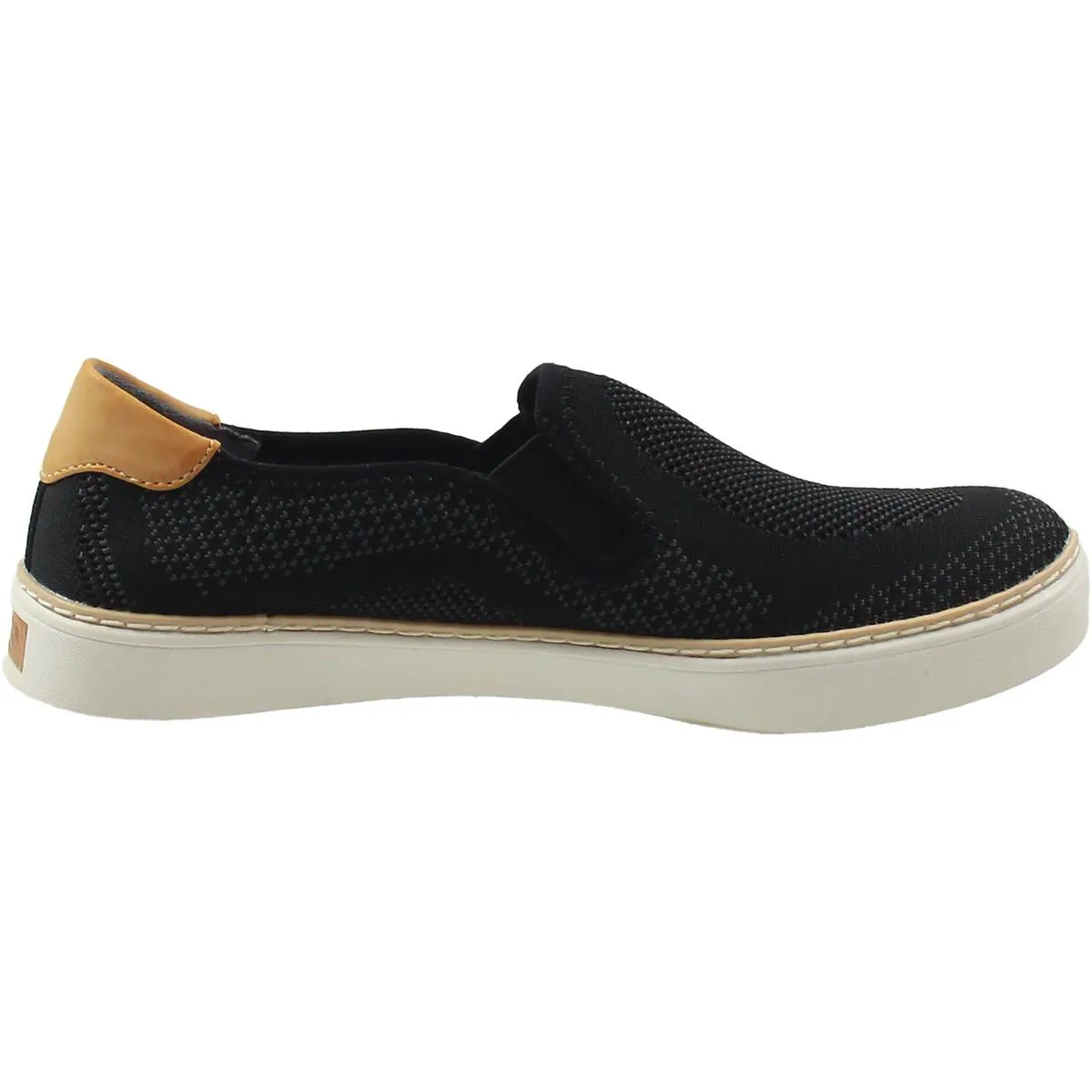 Womens Knit Man Made Slip-On Sneakers