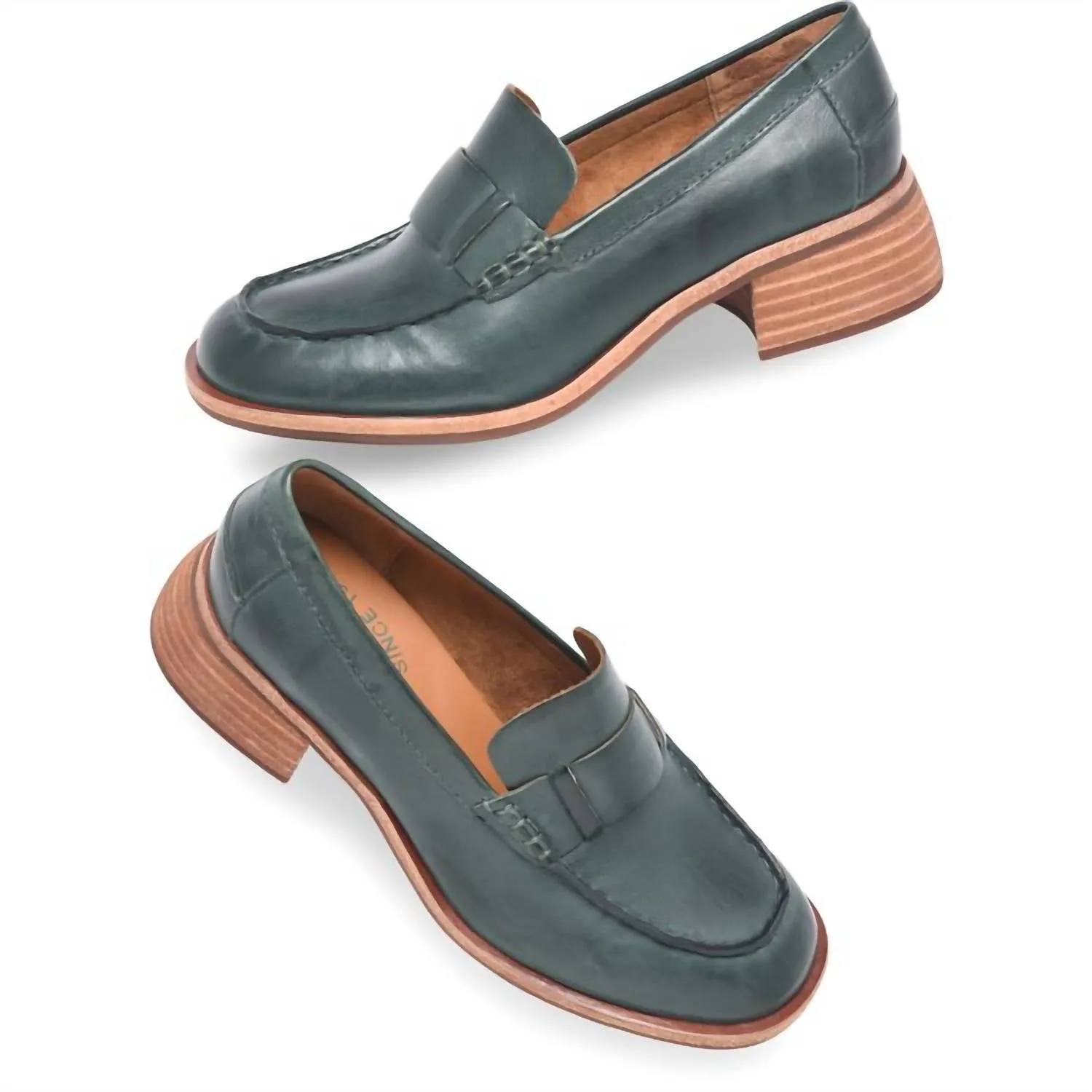 Women's Kya Loafer In Dark Green Pine