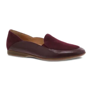 Women's Lace Loafer In Wine Glazed