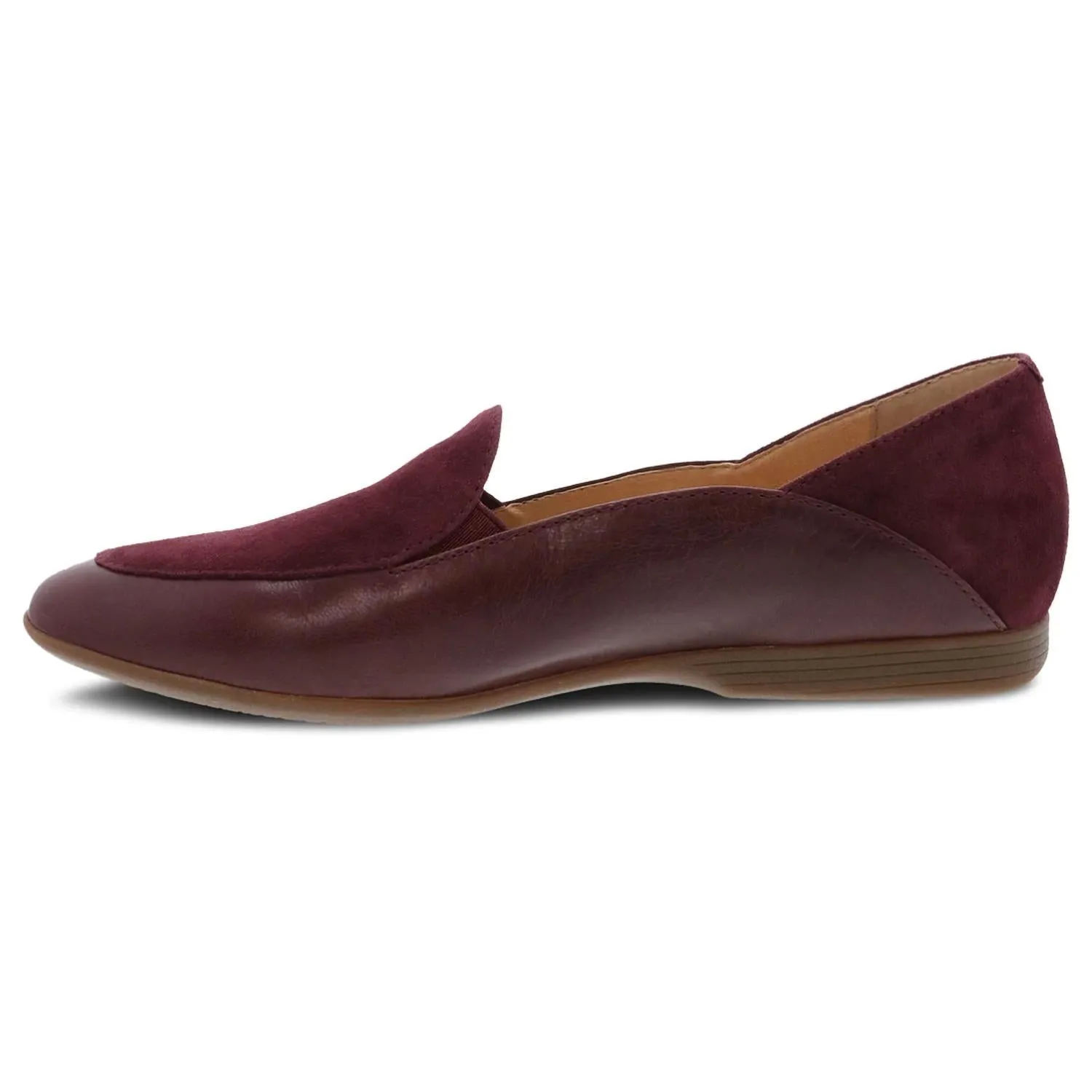 Women's Lace Loafer In Wine Glazed
