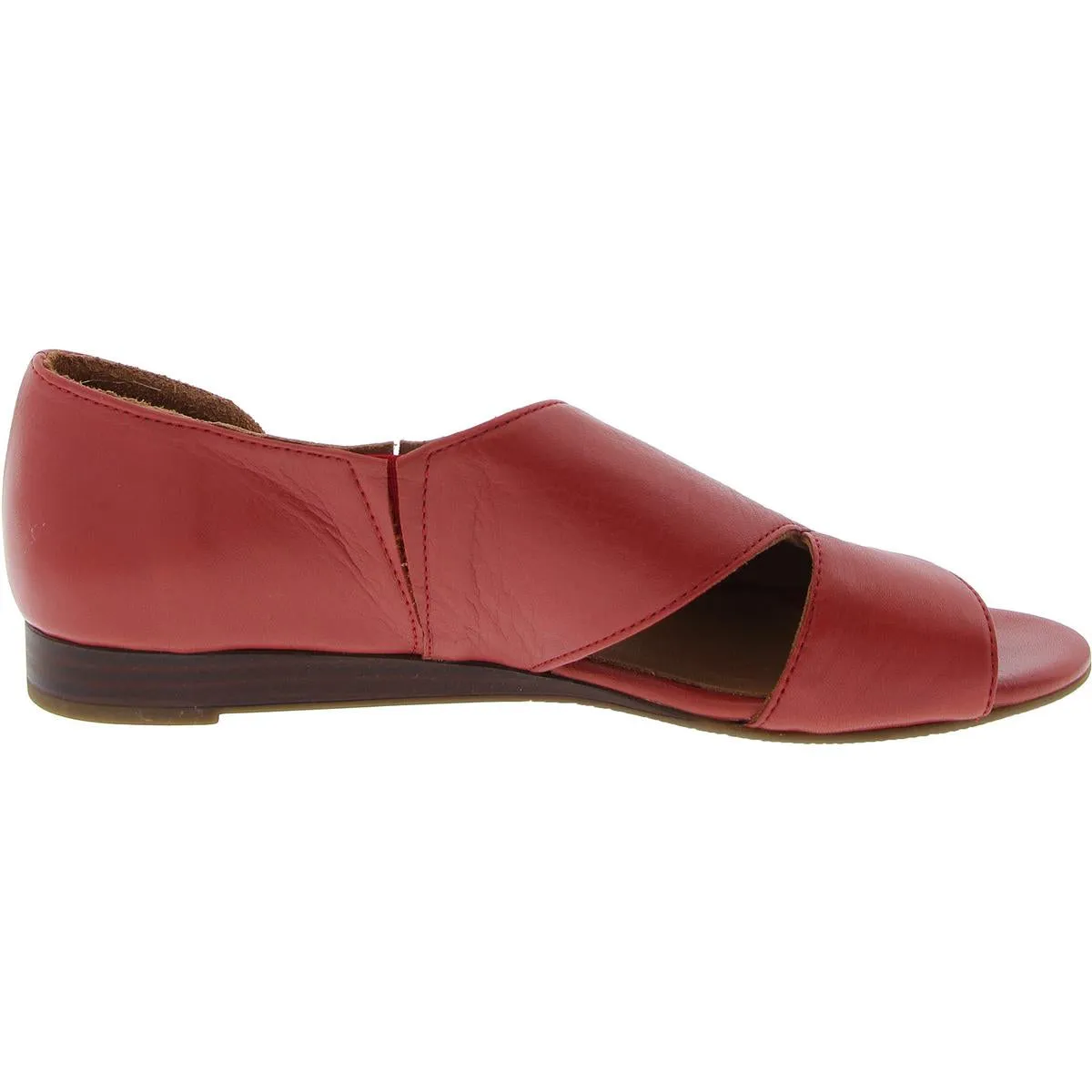 Womens Laceless Leather D'Orsay