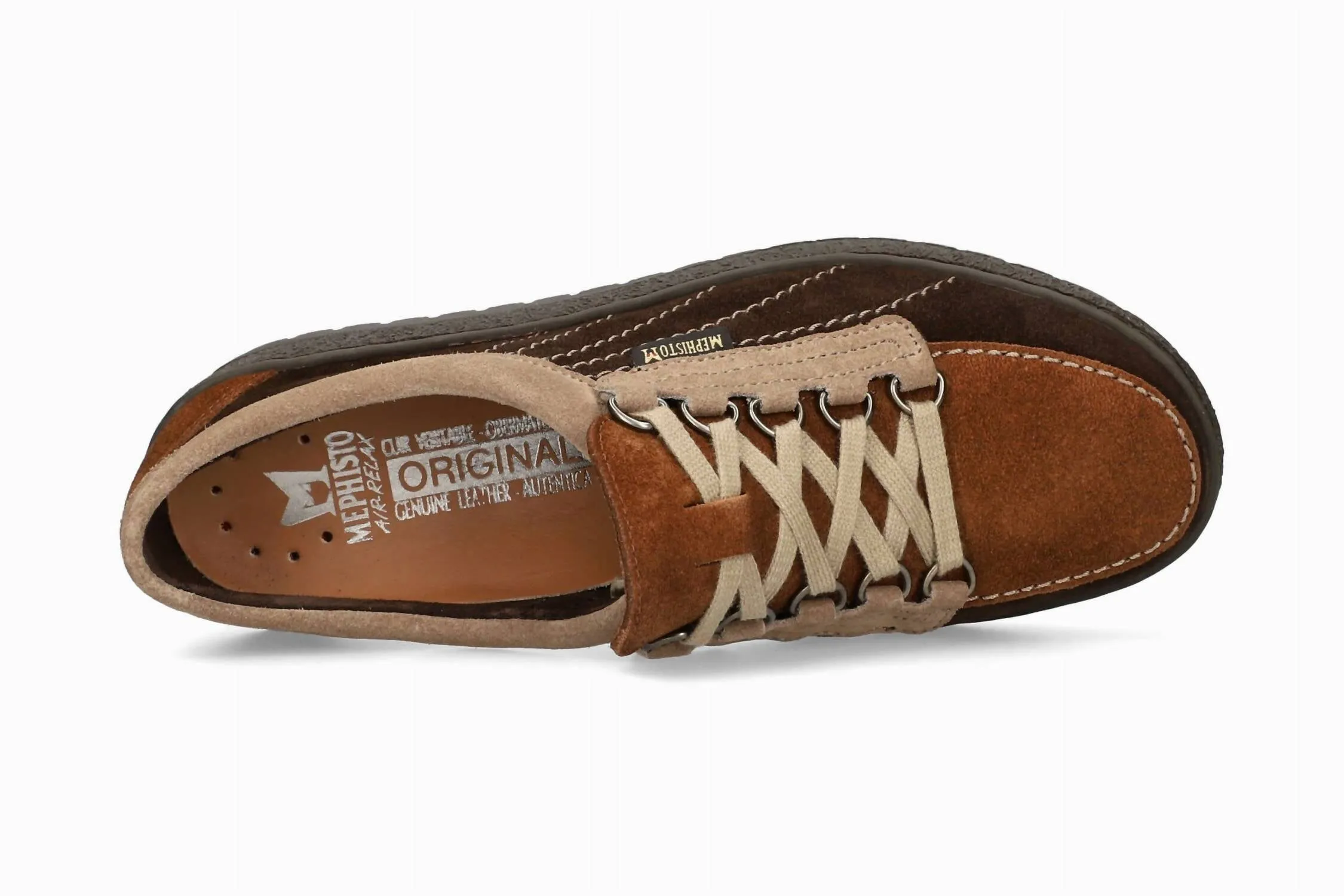 Women's Lady Hand Stitched Oxford Shoes In Dark Brown