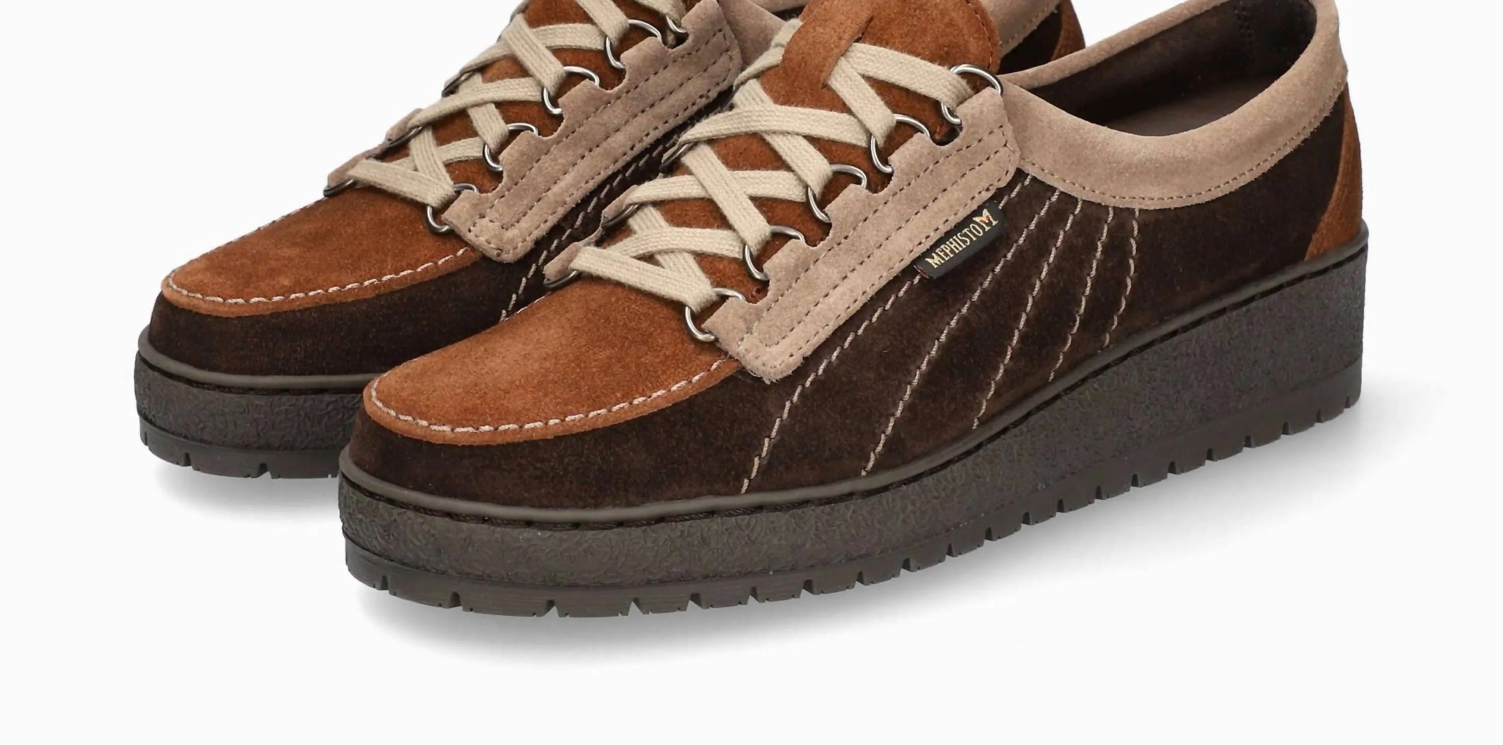 Women's Lady Hand Stitched Oxford Shoes In Dark Brown