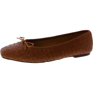 Womens Leather Flat Ballet Flats