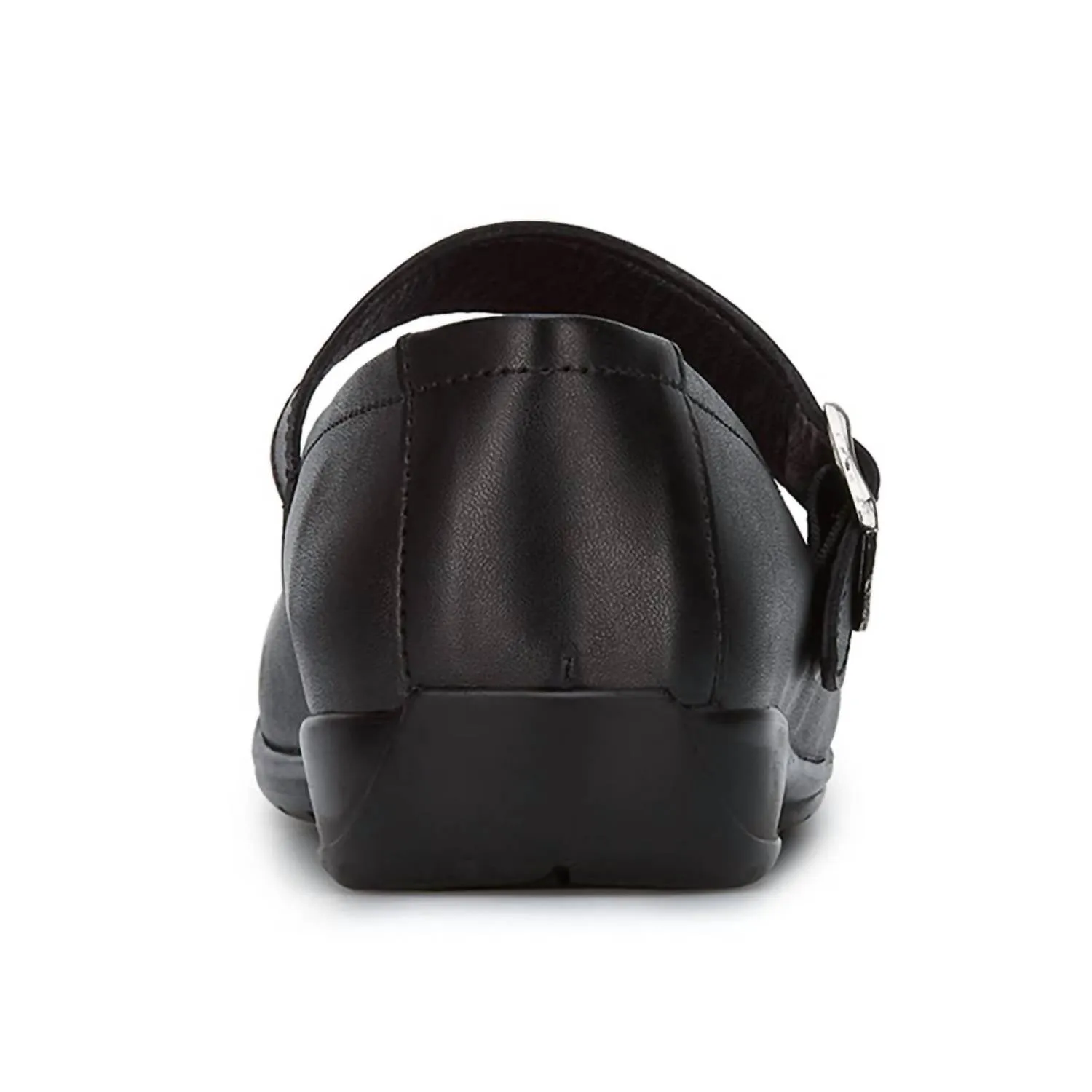 Women's Leather Mary Jane Shoes In Black