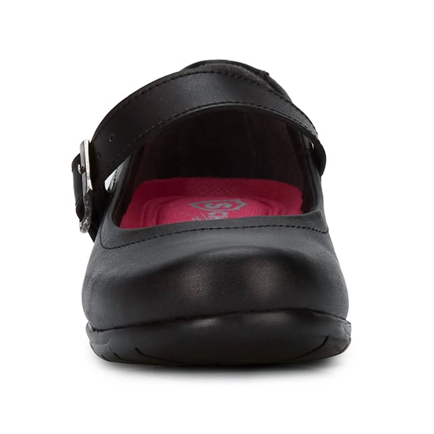 Women's Leather Mary Jane Shoes In Black
