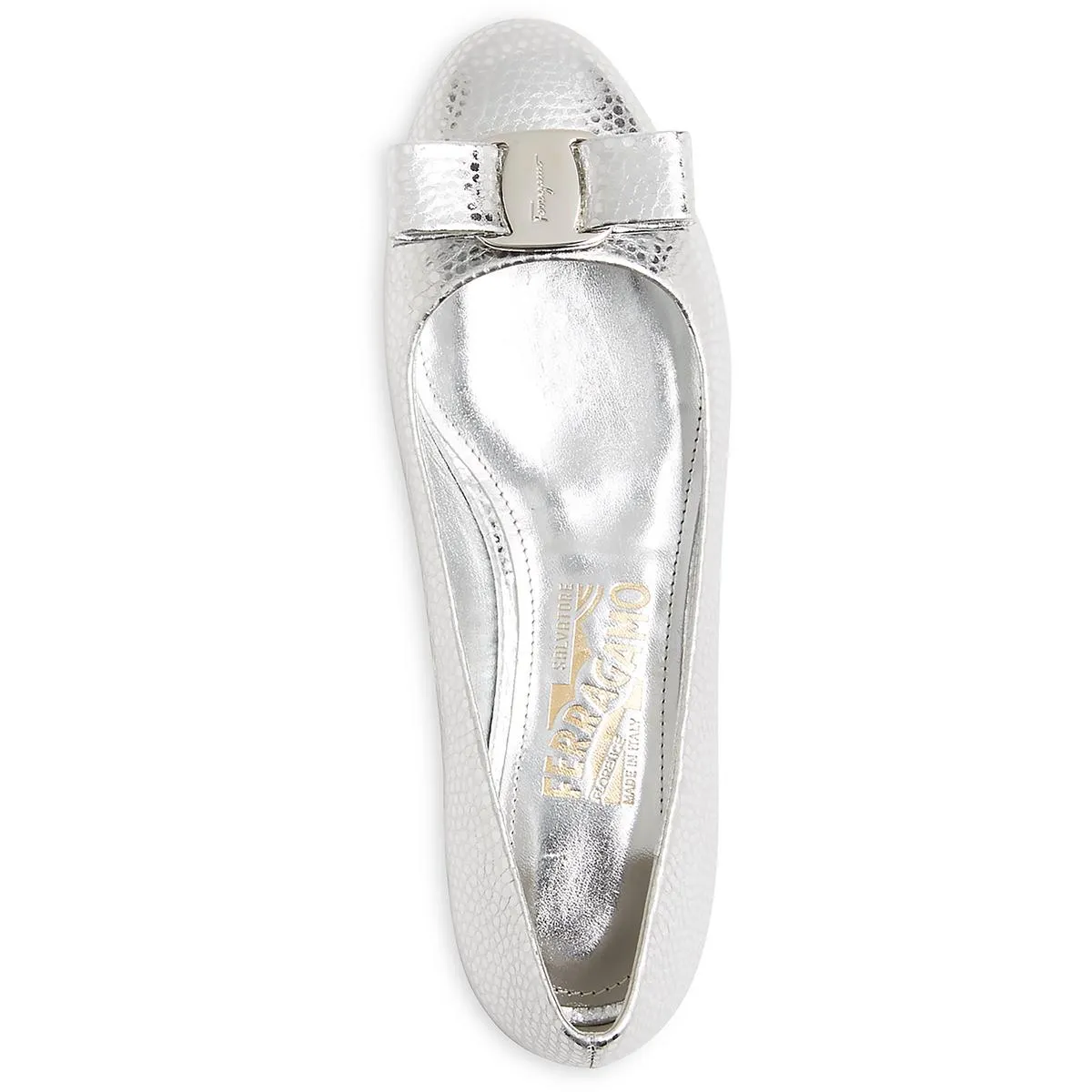 Womens Leather Slip On Ballet Flats