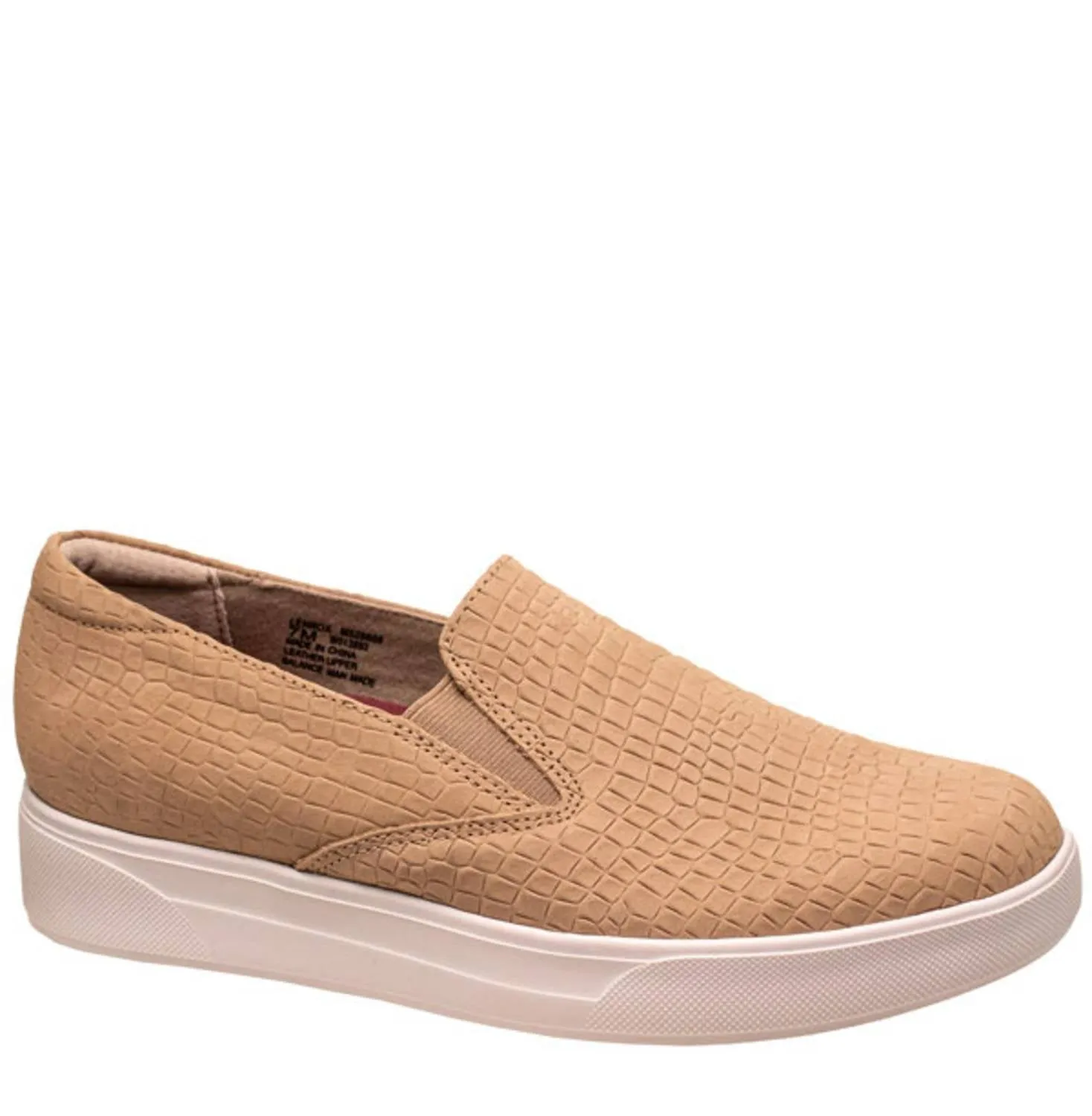 Women's Lennox Loafer In Sand Croc Nubuck