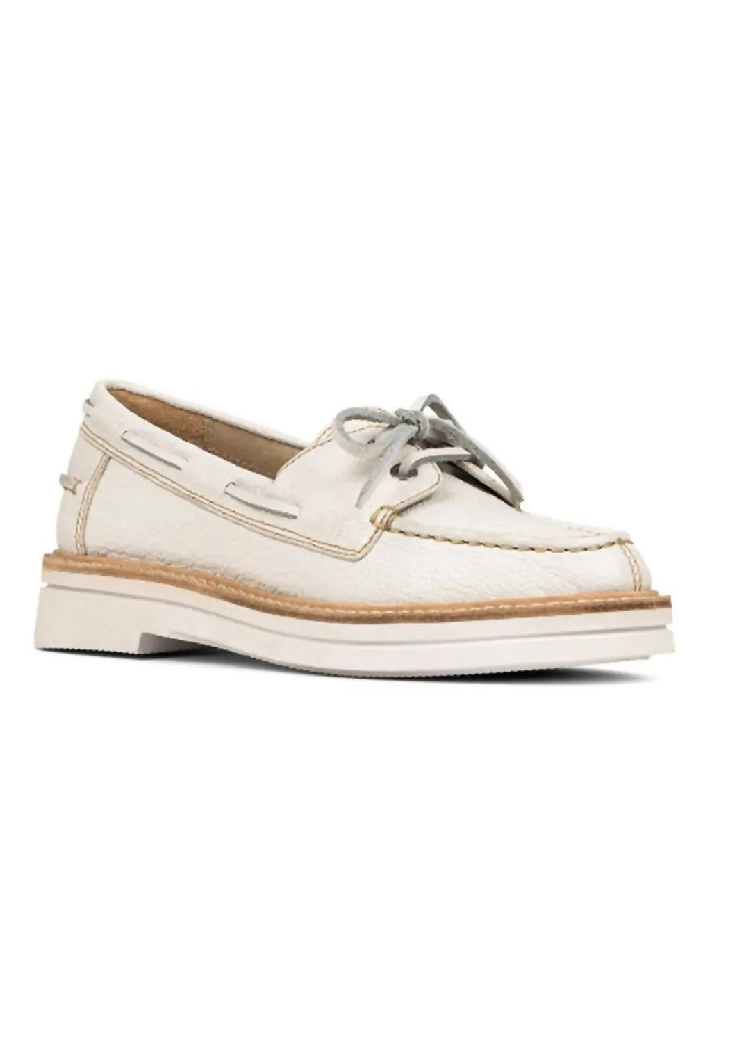Women's Lillith Boat Shoe In Off White