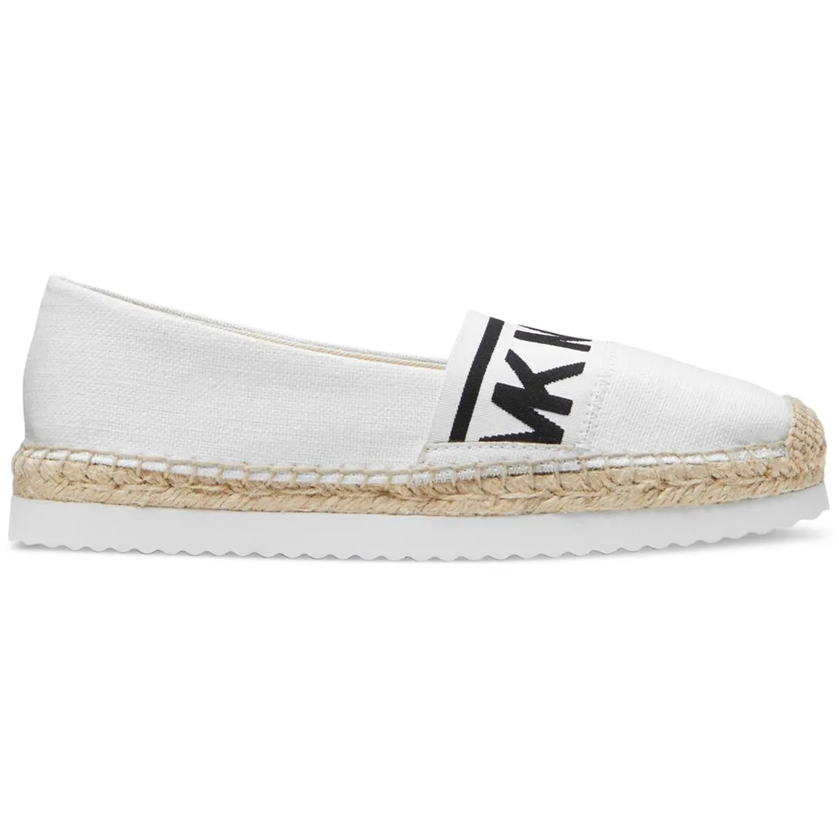 Womens Logo Canvas Slip-On Sneakers