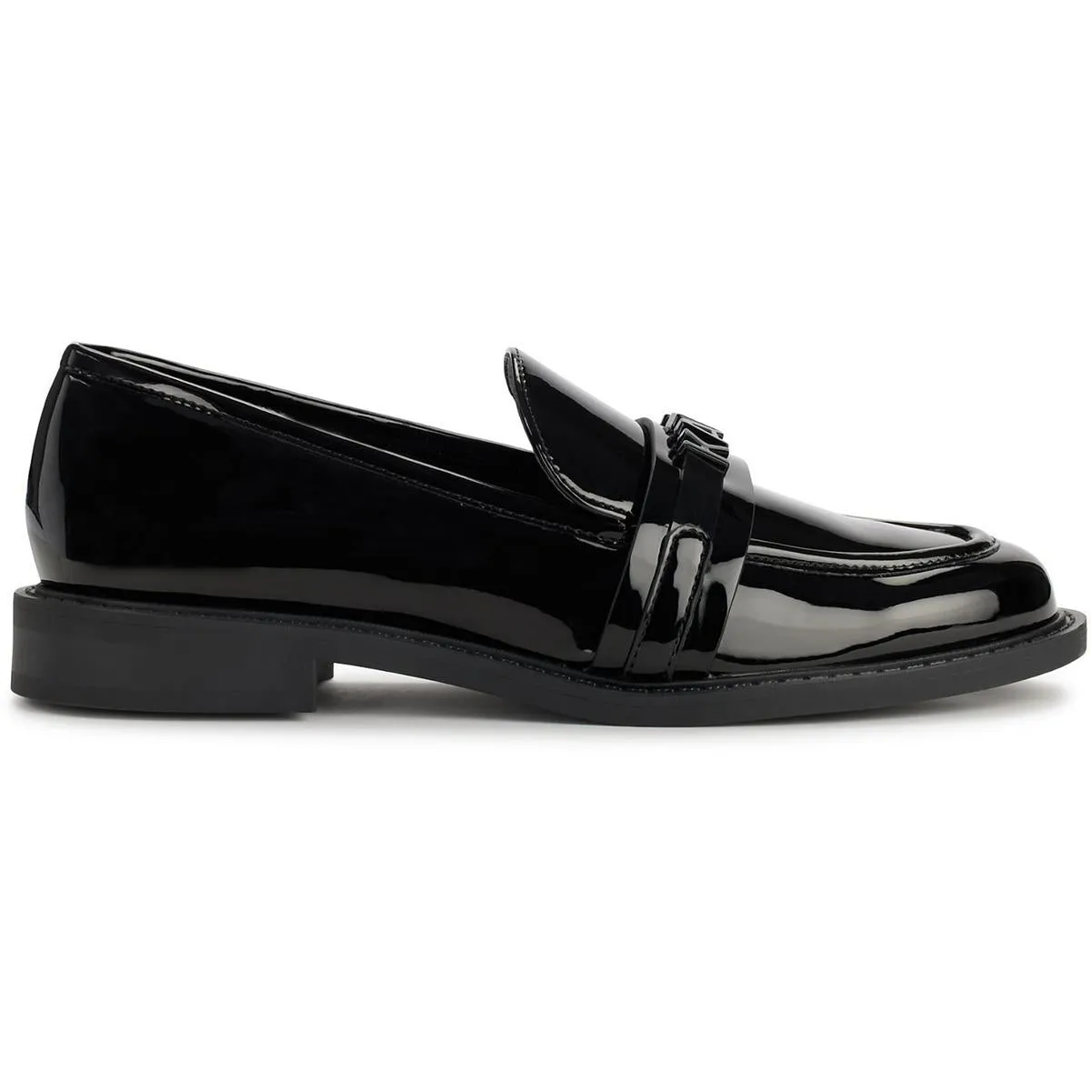 Womens Logo Manmade Loafers
