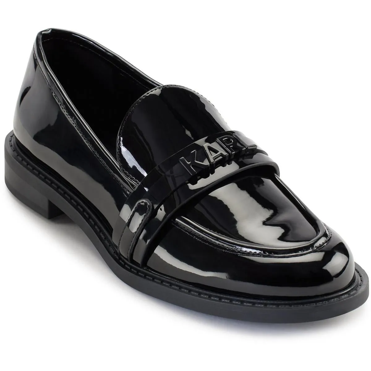Womens Logo Manmade Loafers
