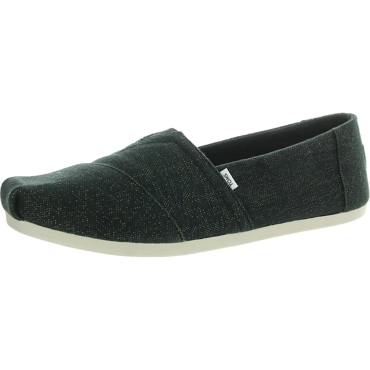Womens Metallic Flat Shoes
