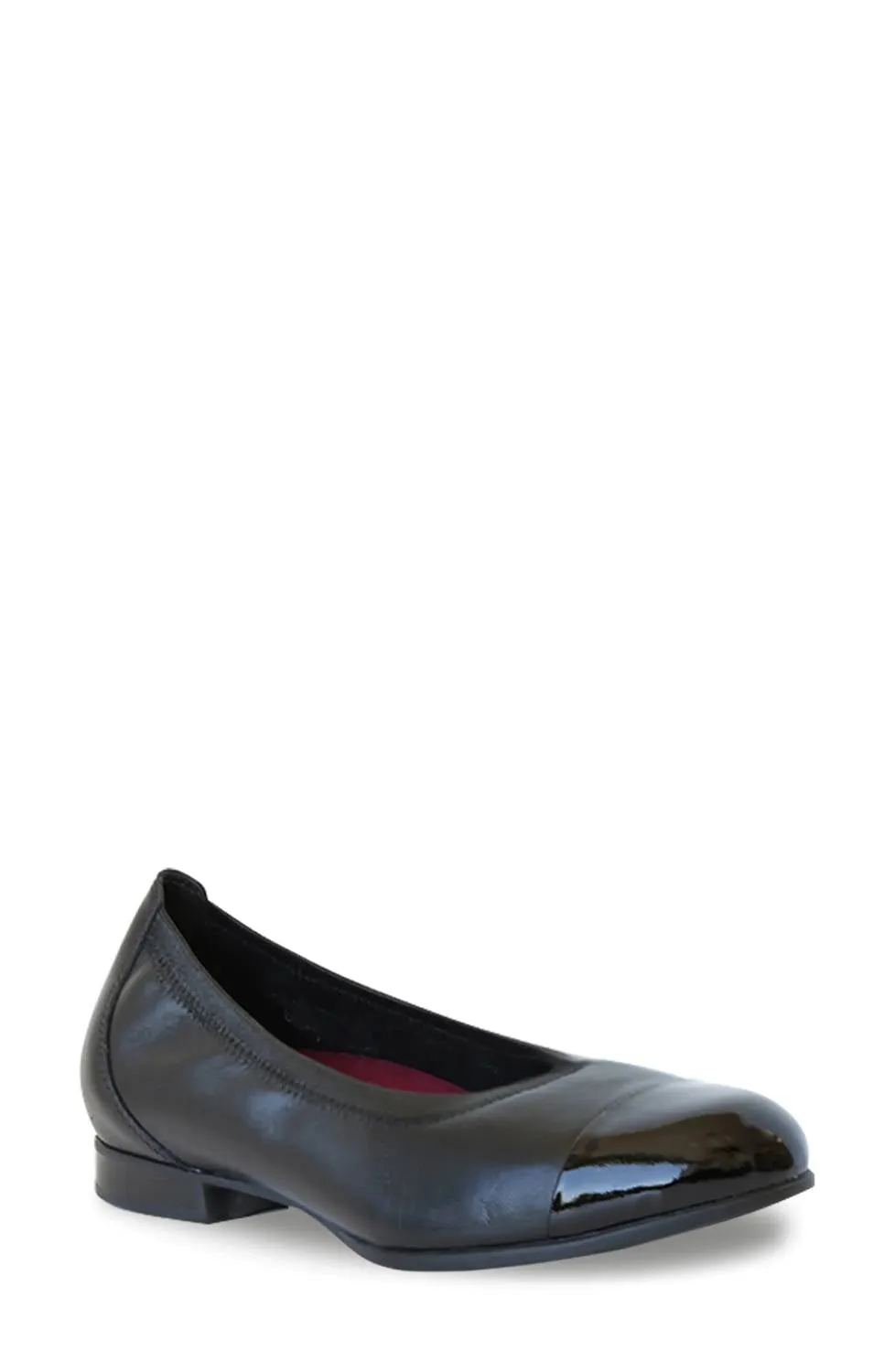 Women's Mila Ballet Flat In Black Combo