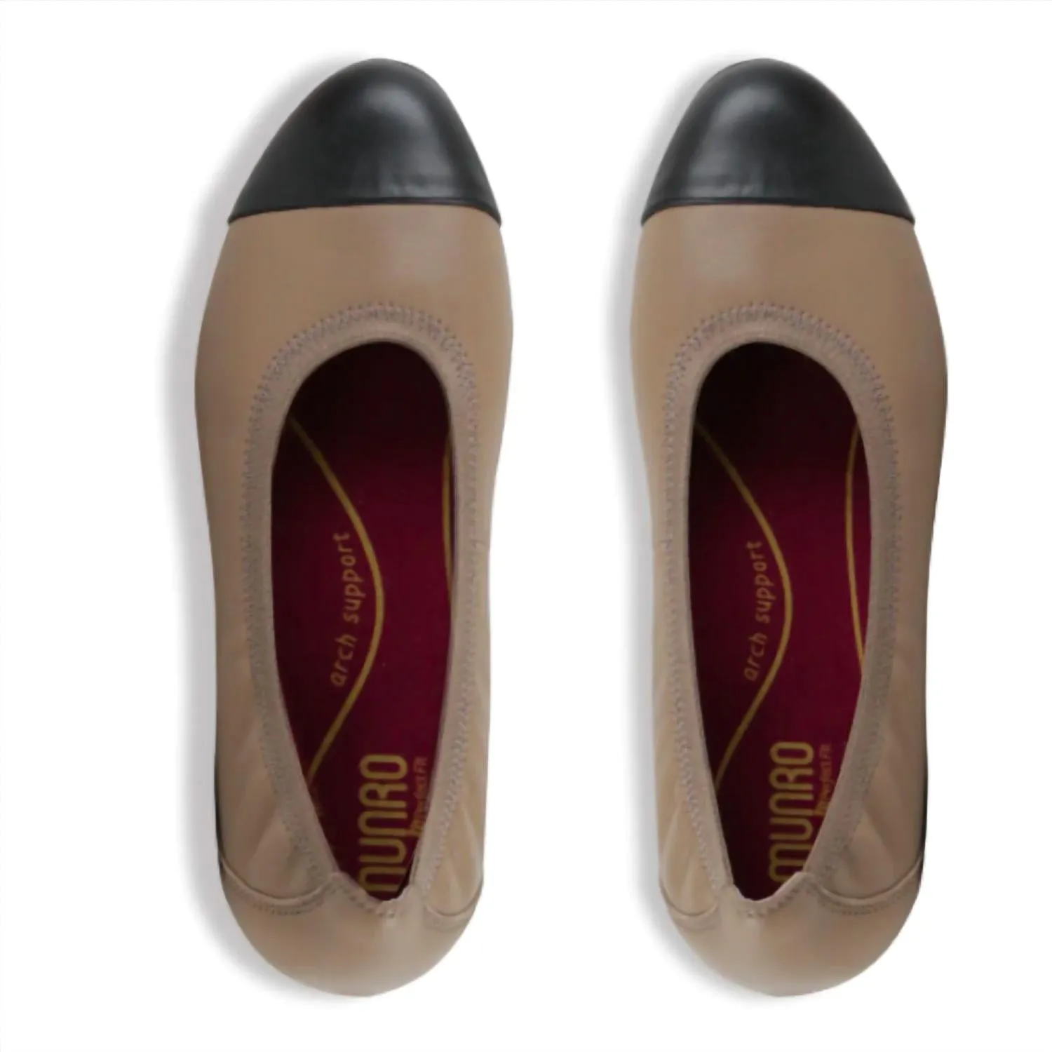 WomenS Mila Ballet Flats In Woodsmoke Combo