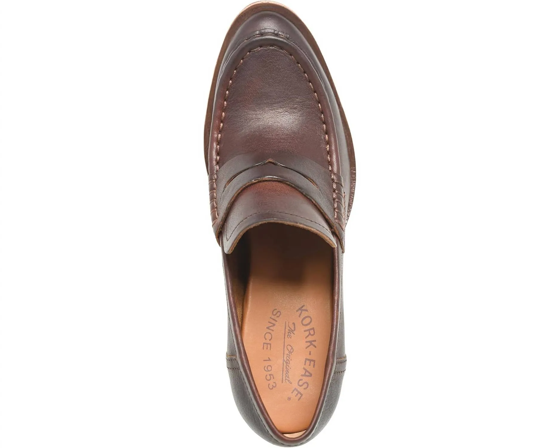 Women's Modest Healed Loafer - Medium In Tan