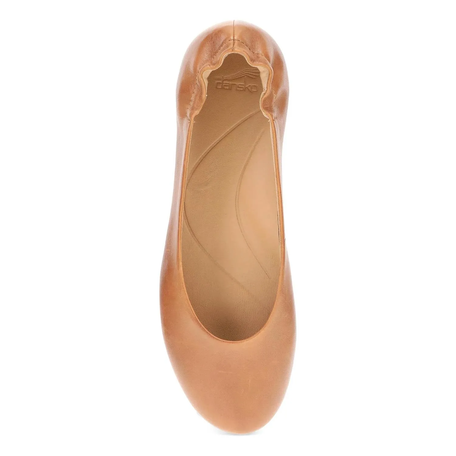 Women's Mollie Flats In Luggage Leather