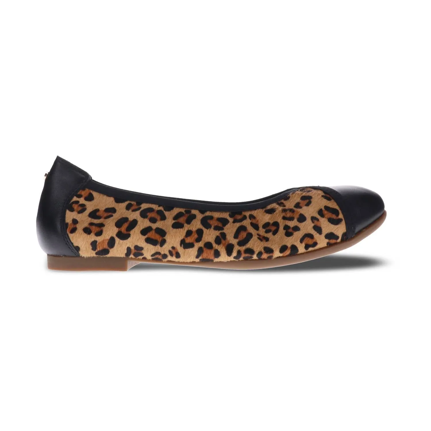 Women's Nairobi Ballet Shoes In Black Leopard