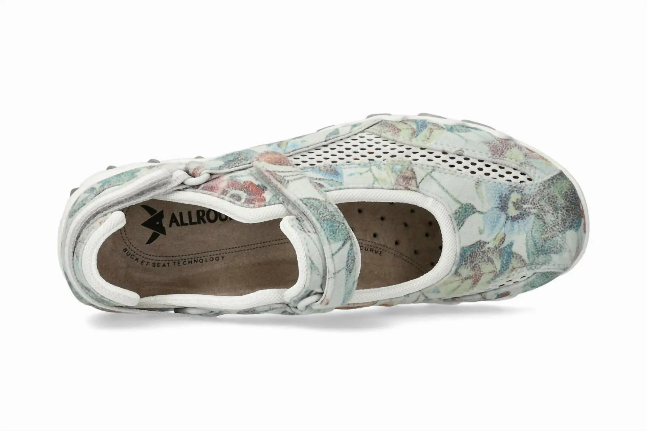 Women's Niro Rugged Mary Jane Shoes In Light Grey And Numbus Cloud
