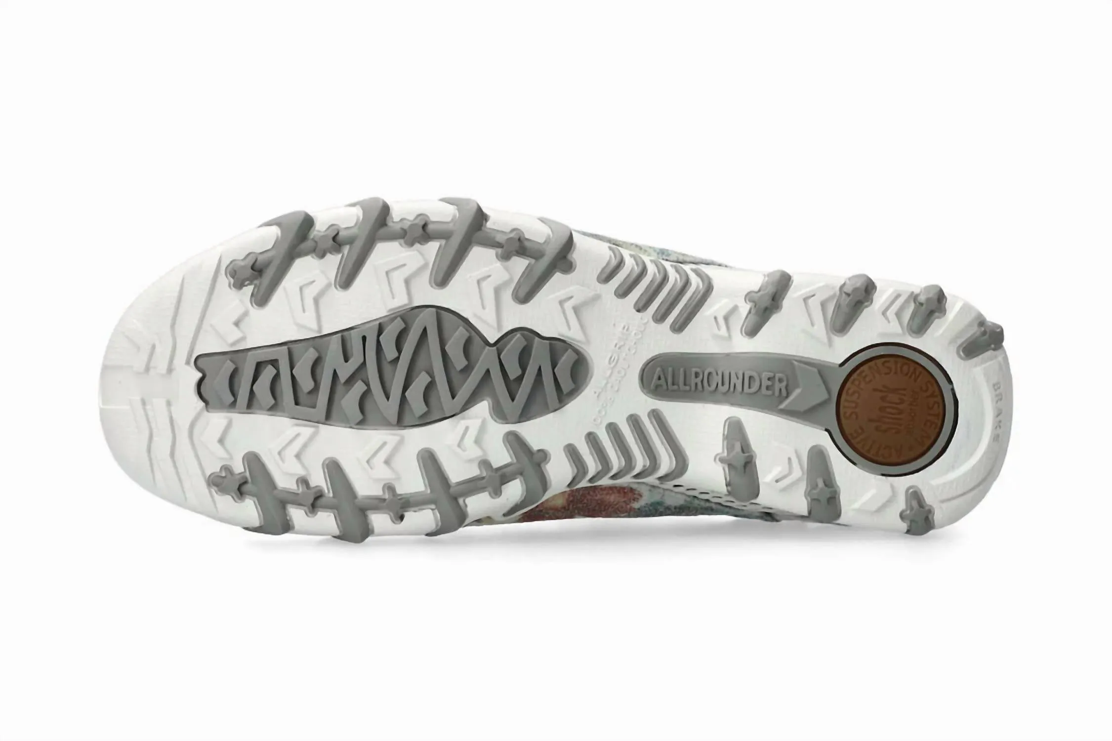 Women's Niro Rugged Mary Jane Shoes In Light Grey And Numbus Cloud