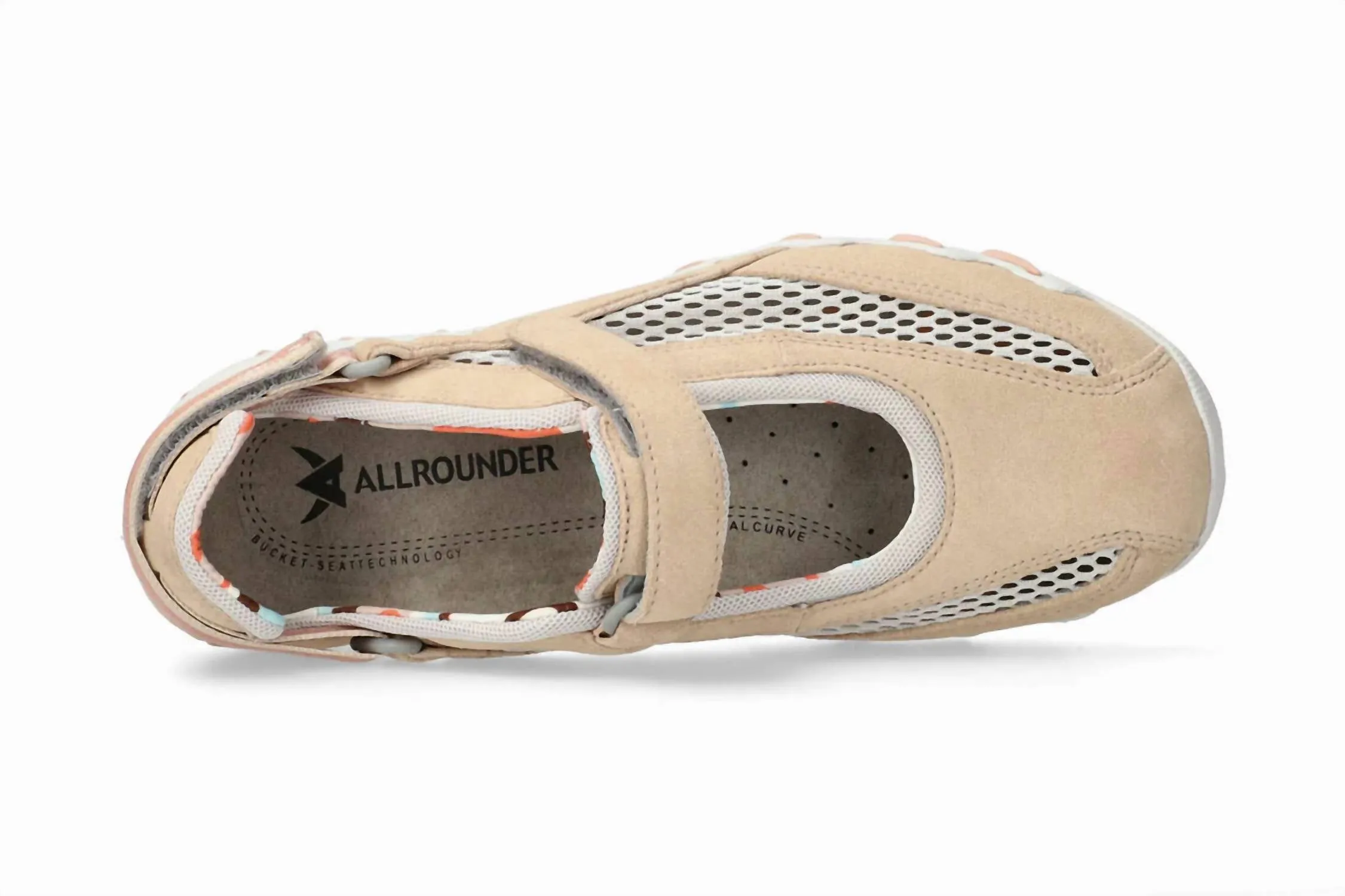 Women's Niro Rugged Mary Jane Shoes In Sahara And Nimbus Clous