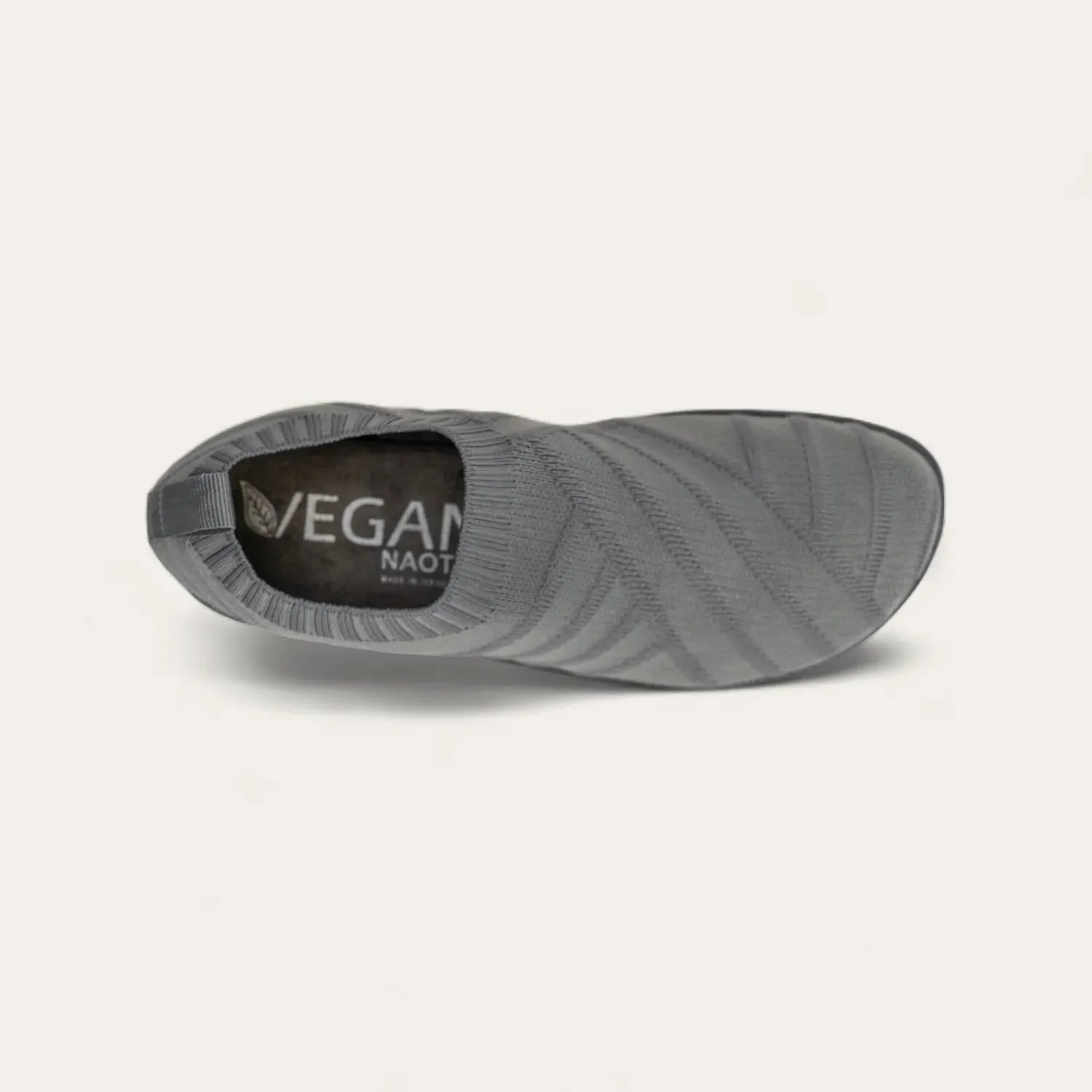 Women's Okahu Slip On Shoes - Medium In Slate Gray Knit