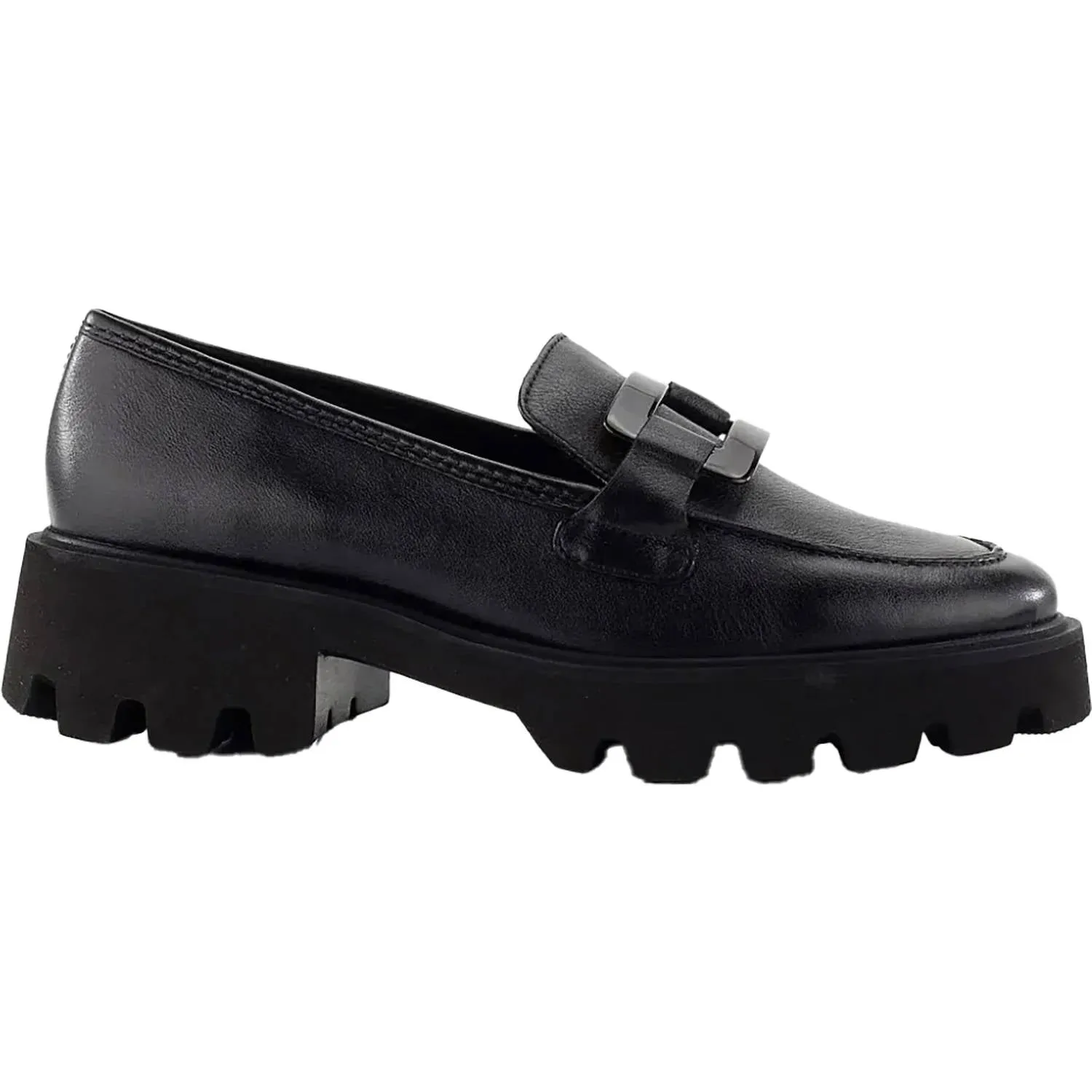 Women's Oleander Calf Leather Loafer In Black