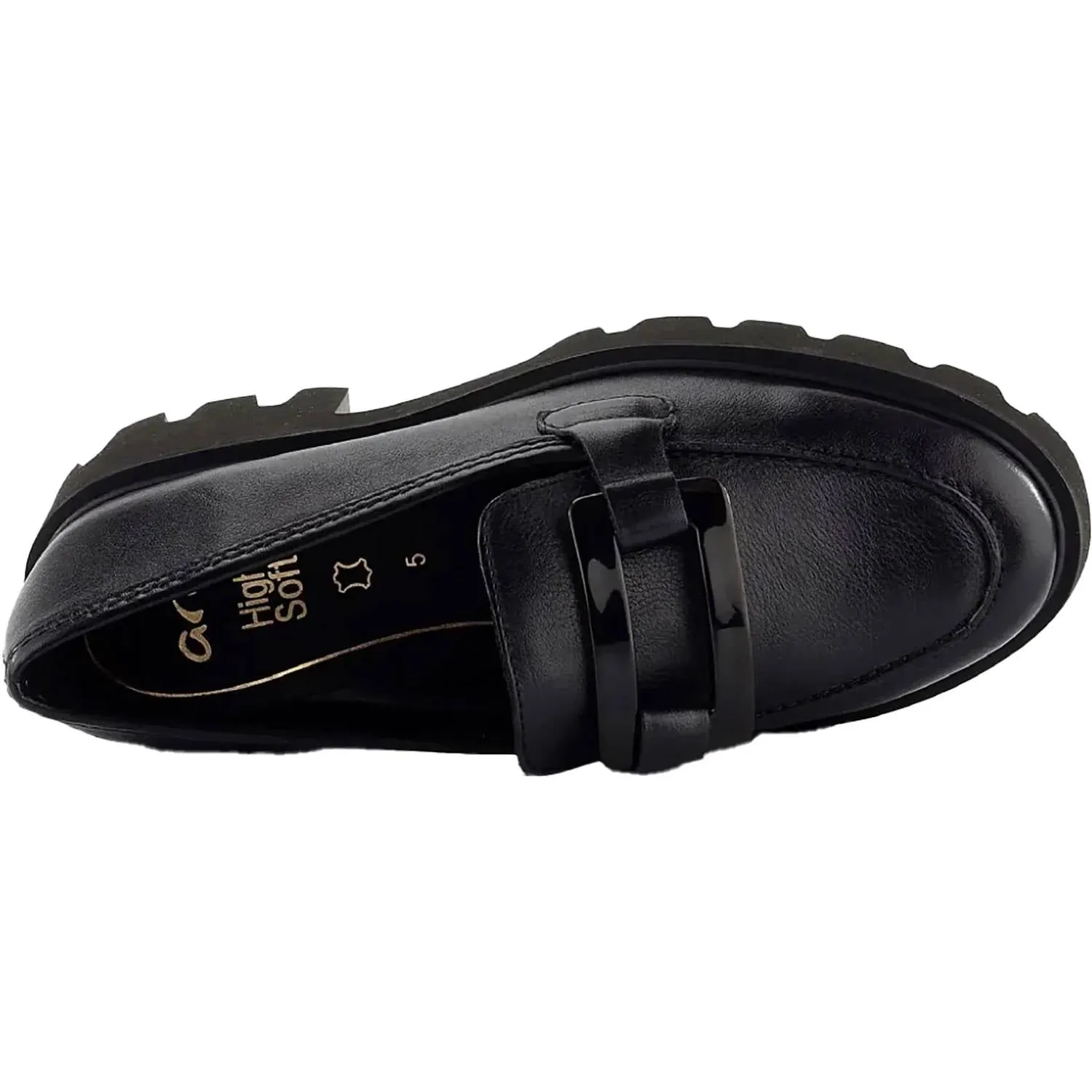 Women's Oleander Calf Leather Loafer In Black