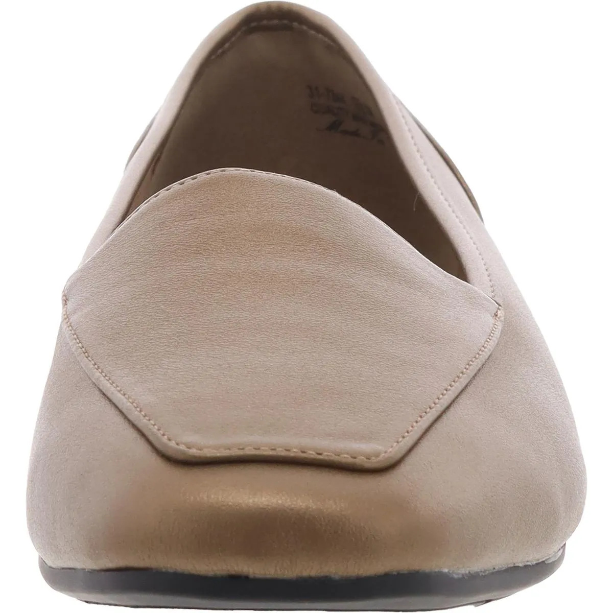 Womens Padded Insole Faux Leather Loafers