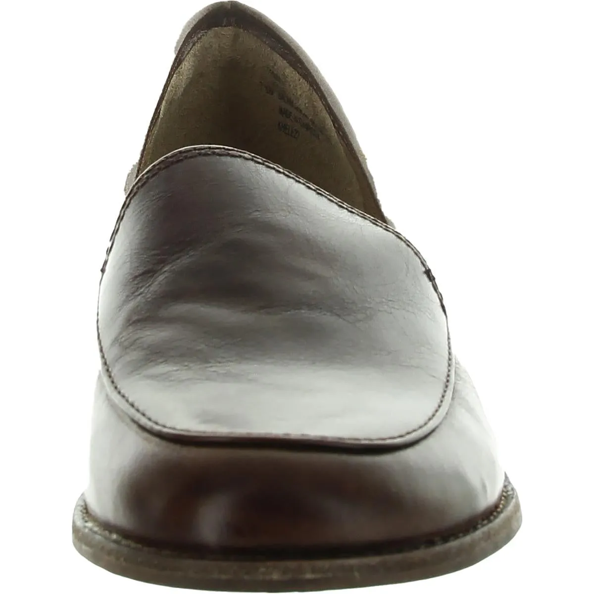 Womens Padded Insole Leather Loafers