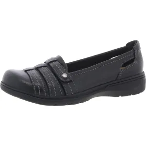 Womens Padded Insole Leather Loafers
