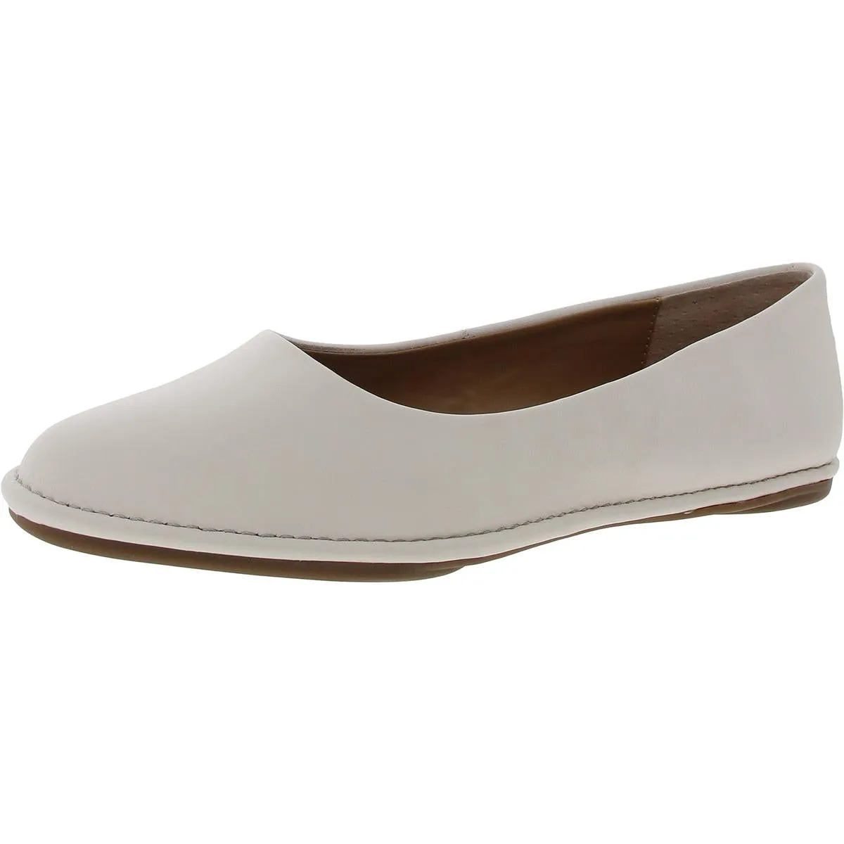 Womens Padded Insole Leather Loafers