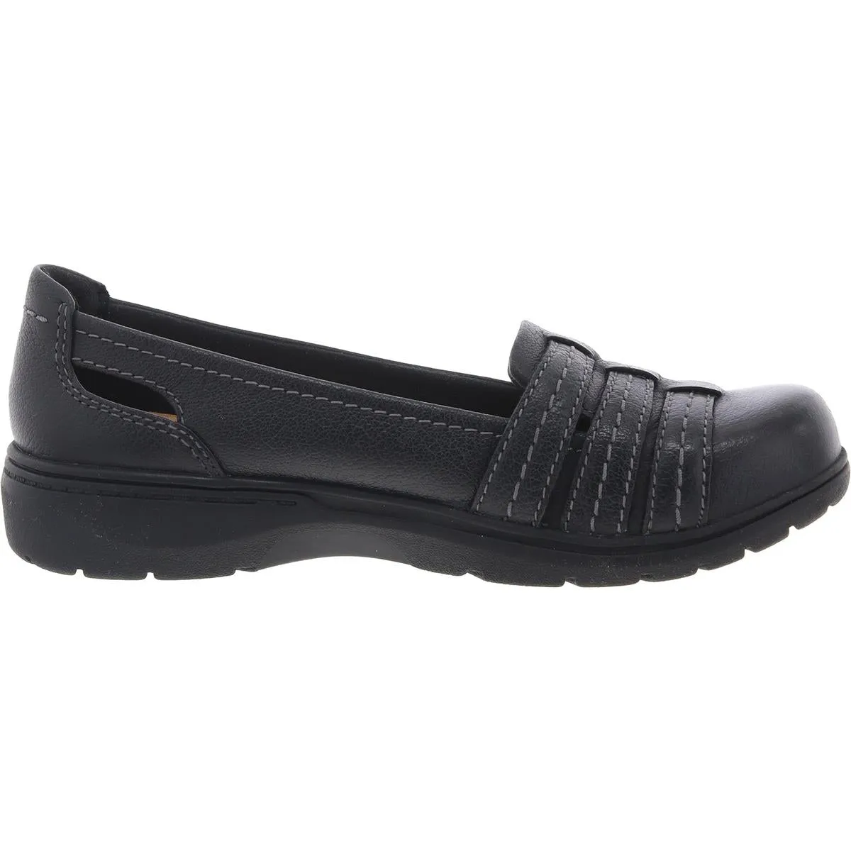 Womens Padded Insole Leather Loafers