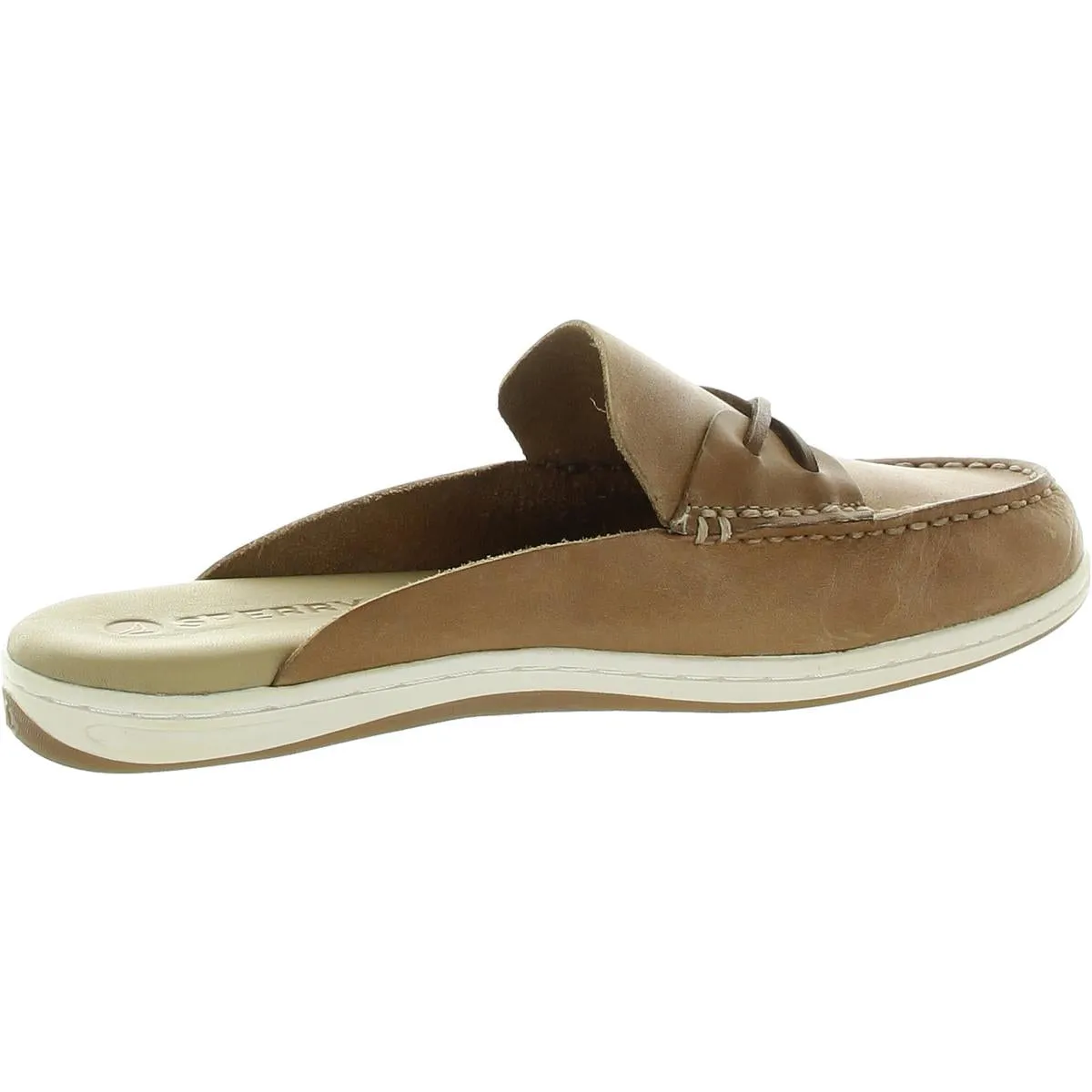 Womens Padded Insole Leather Mules