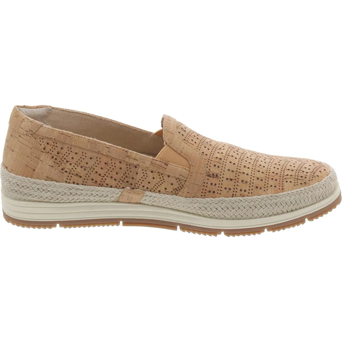 Womens Padded Insole Slip On Slip-On Sneakers
