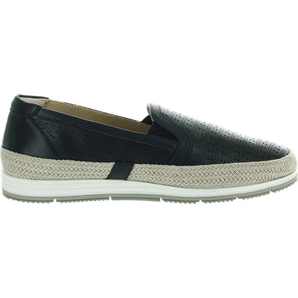 Womens Padded Insole Slip On Slip-On Sneakers