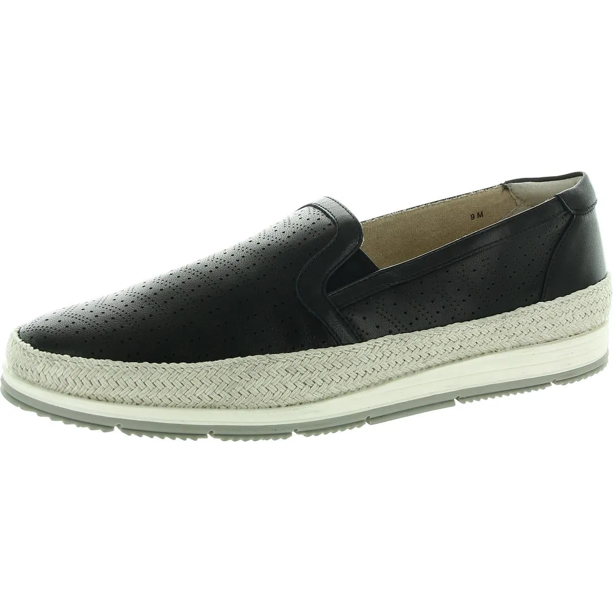 Womens Padded Insole Slip On Slip-On Sneakers