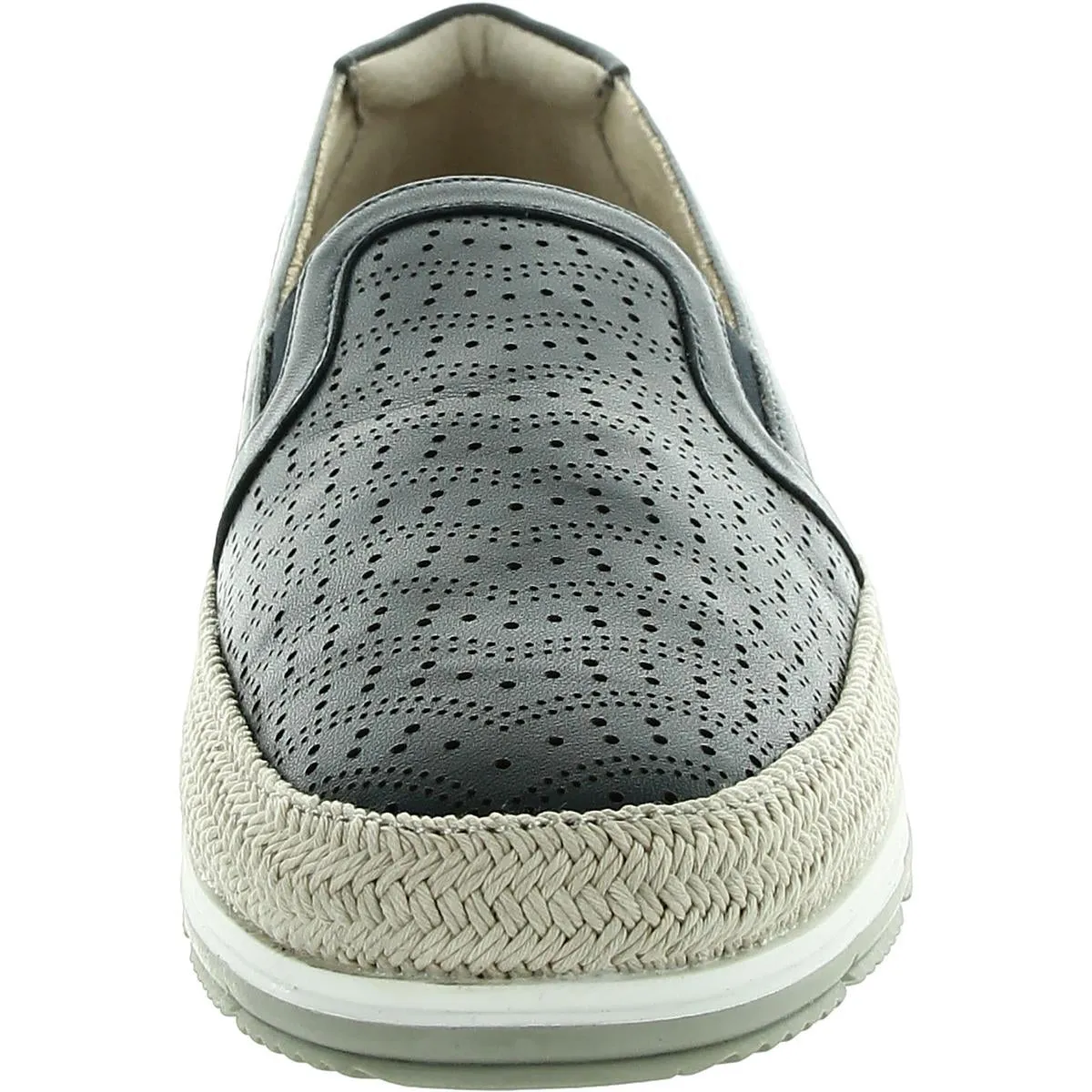 Womens Padded Insole Slip On Slip-On Sneakers
