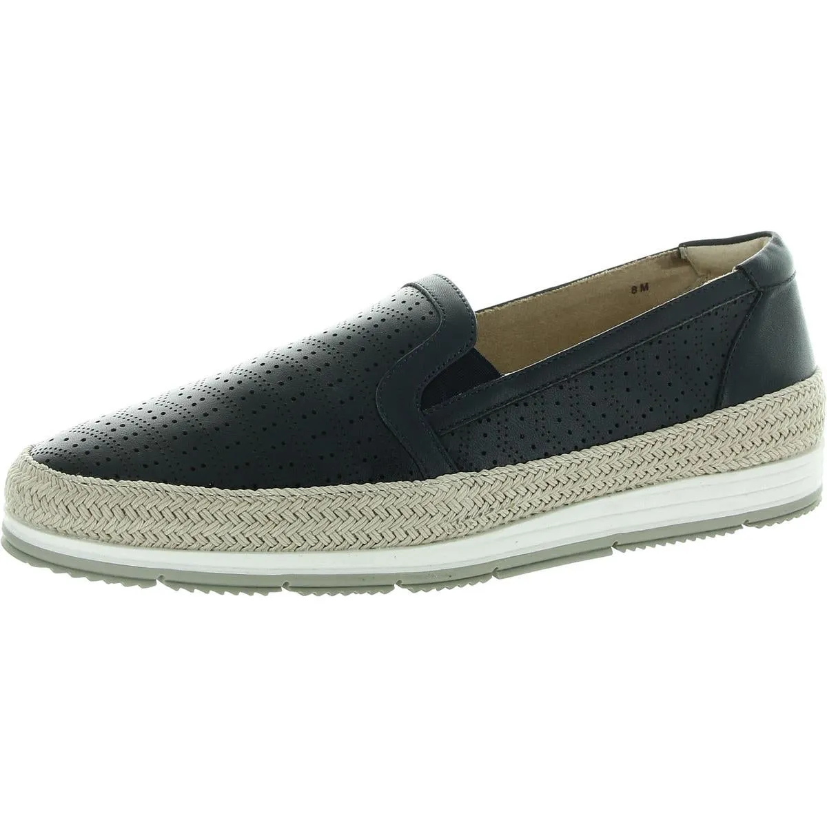 Womens Padded Insole Slip On Slip-On Sneakers