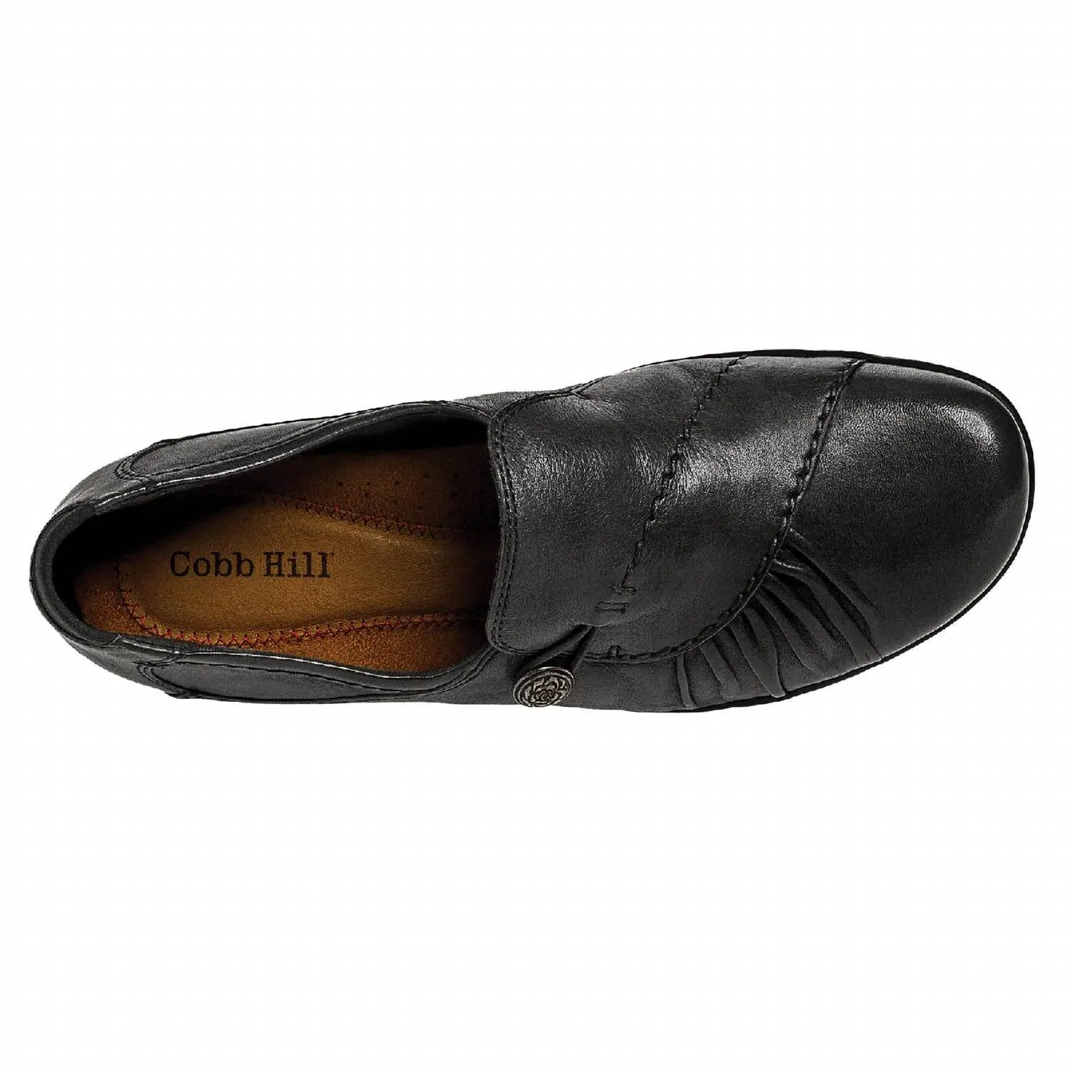 Women's Paulette Slip On Leather Shoes In Black