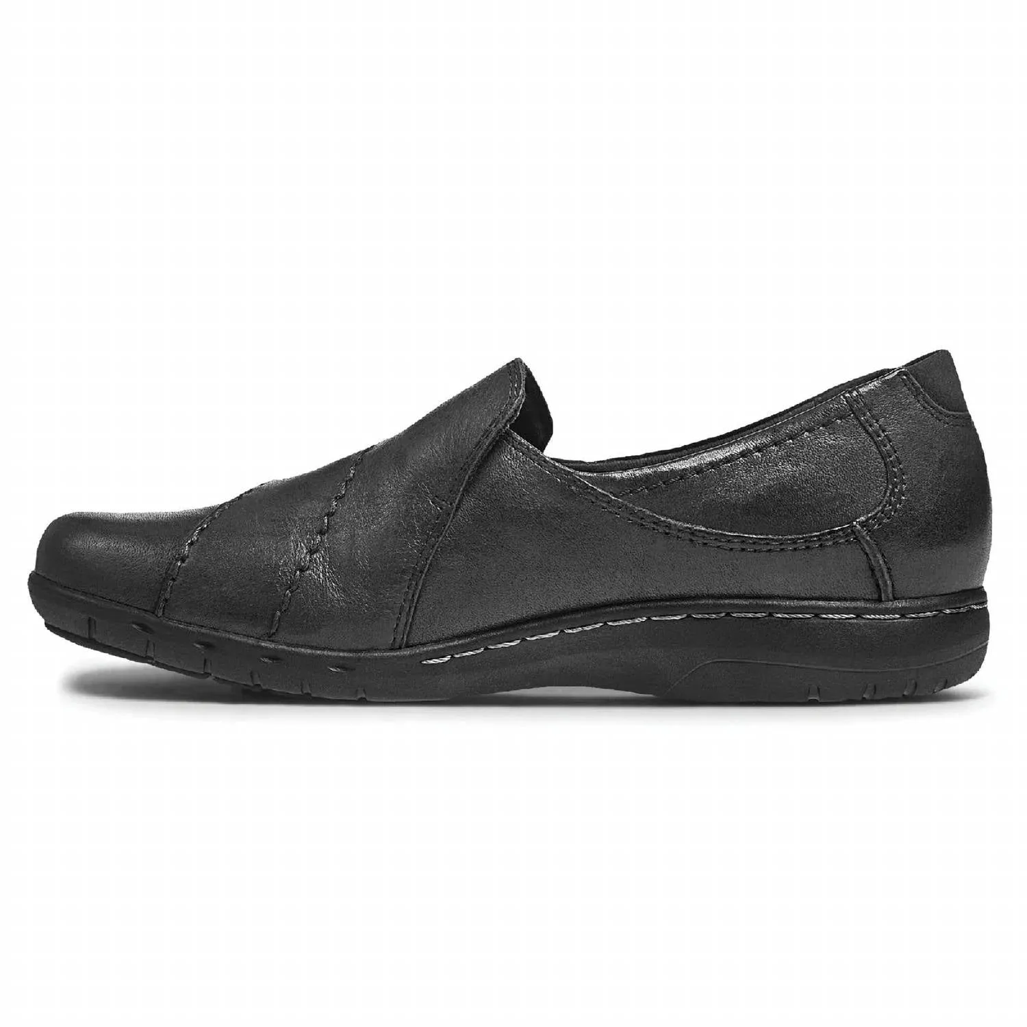 Women's Paulette Slip On Leather Shoes In Black