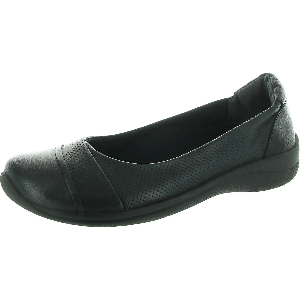 Womens Perforated Flat Shoes