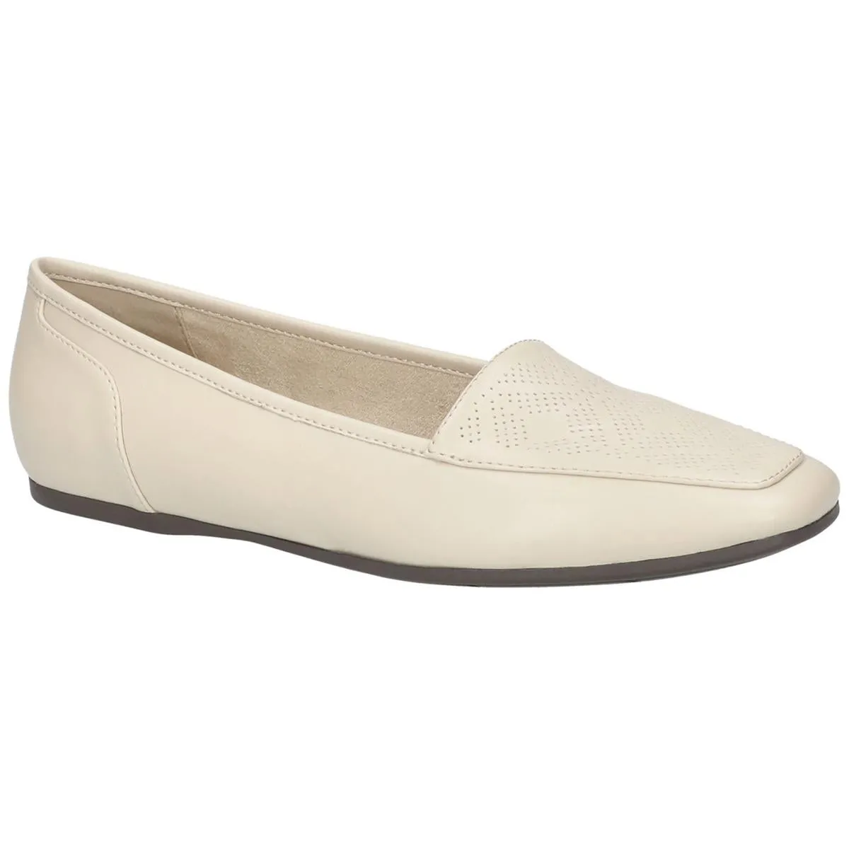 Womens Perforated Man Made Flat Shoes